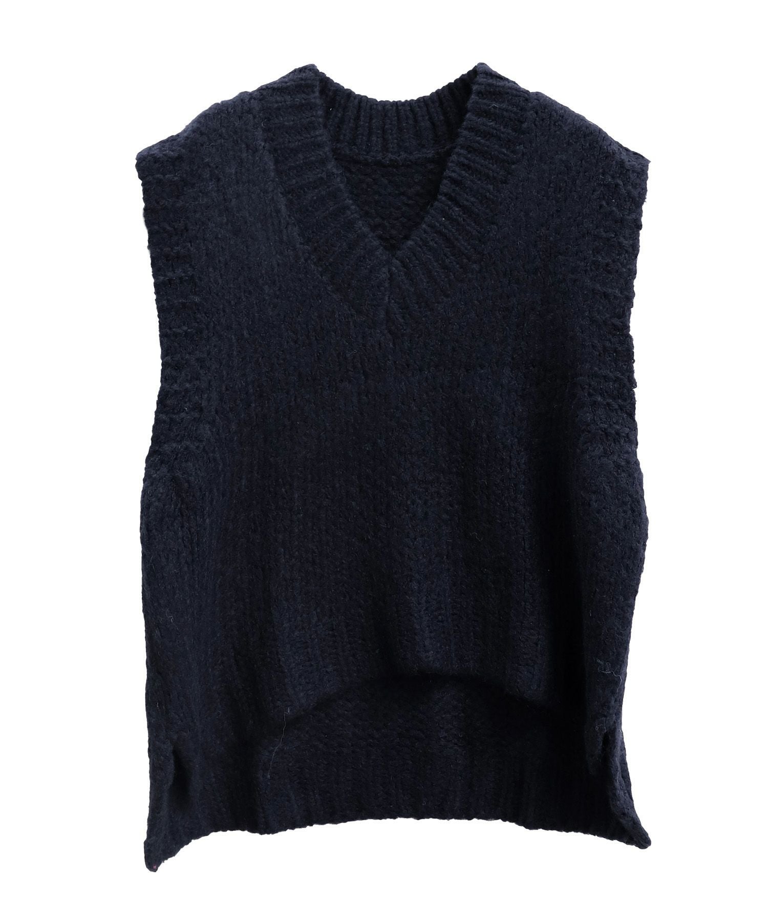Vネックニットベスト | V neck knit vest (eri. select)