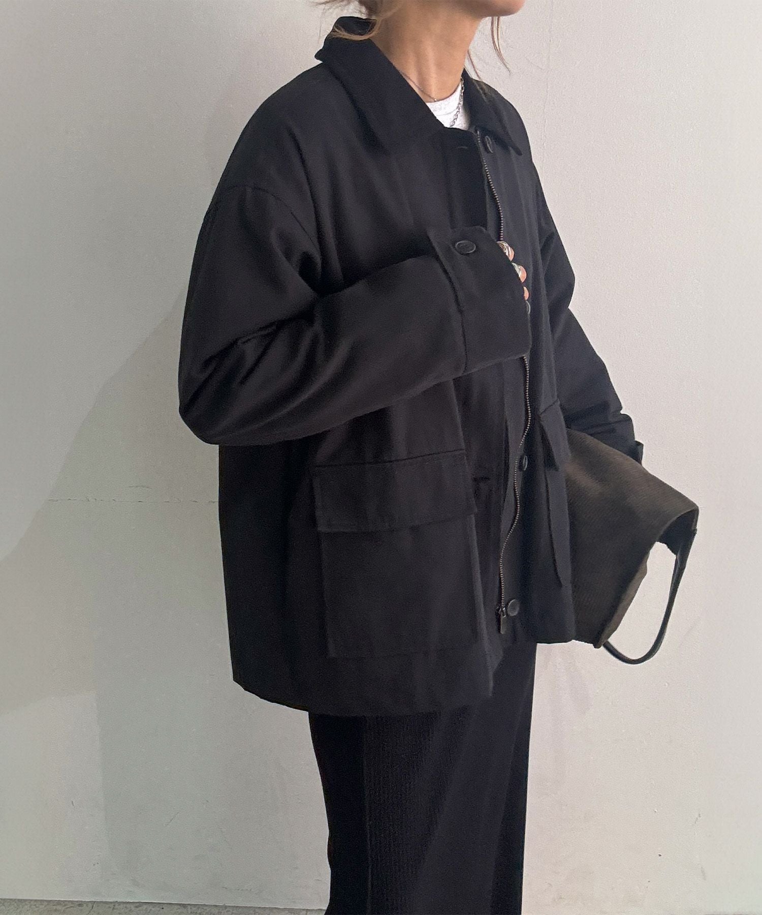 ステンカラーコットンジャケット | Soutien collar cotton jacket