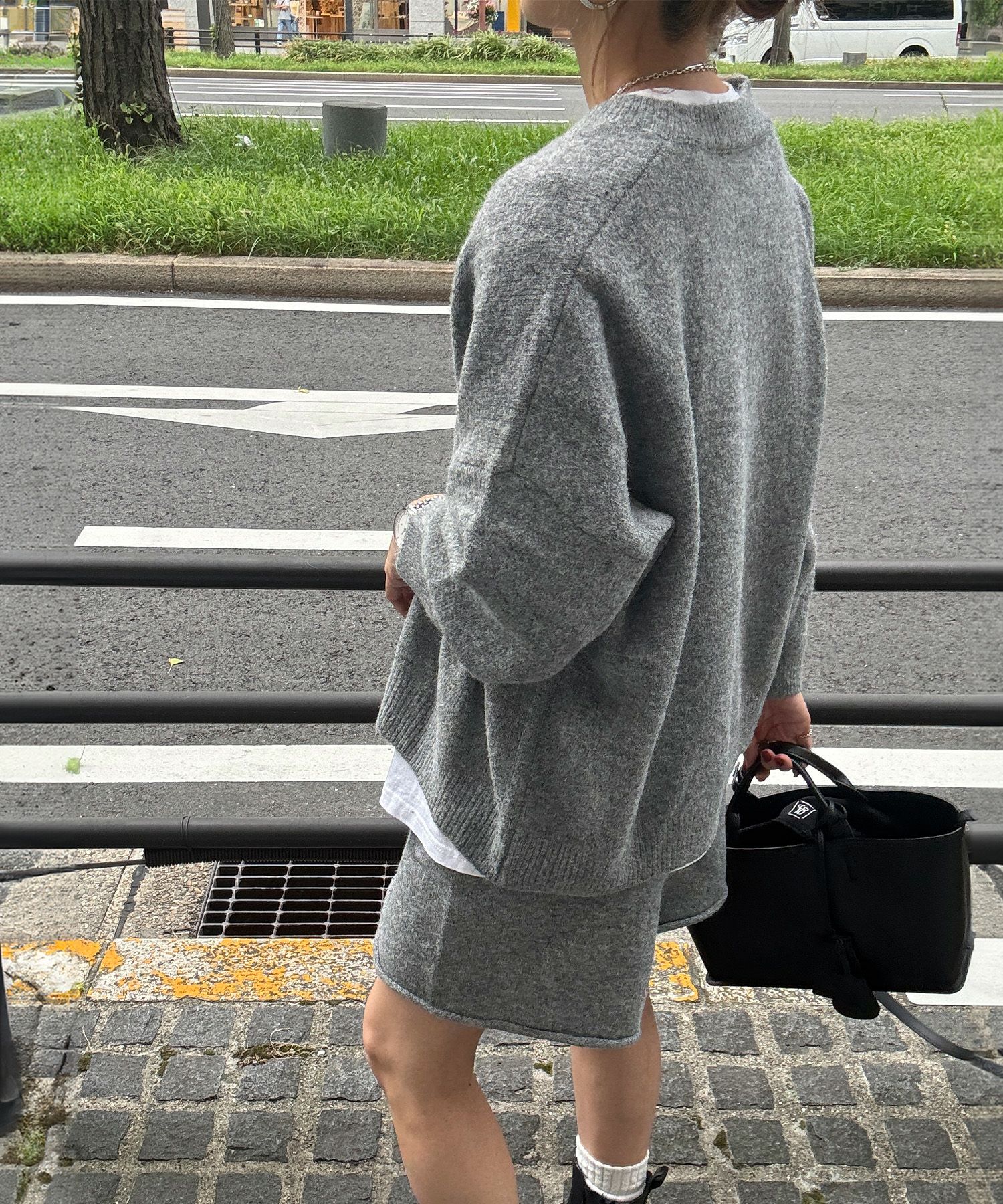 Vネックニットセットアップ | V neck knit set up (chiica select)