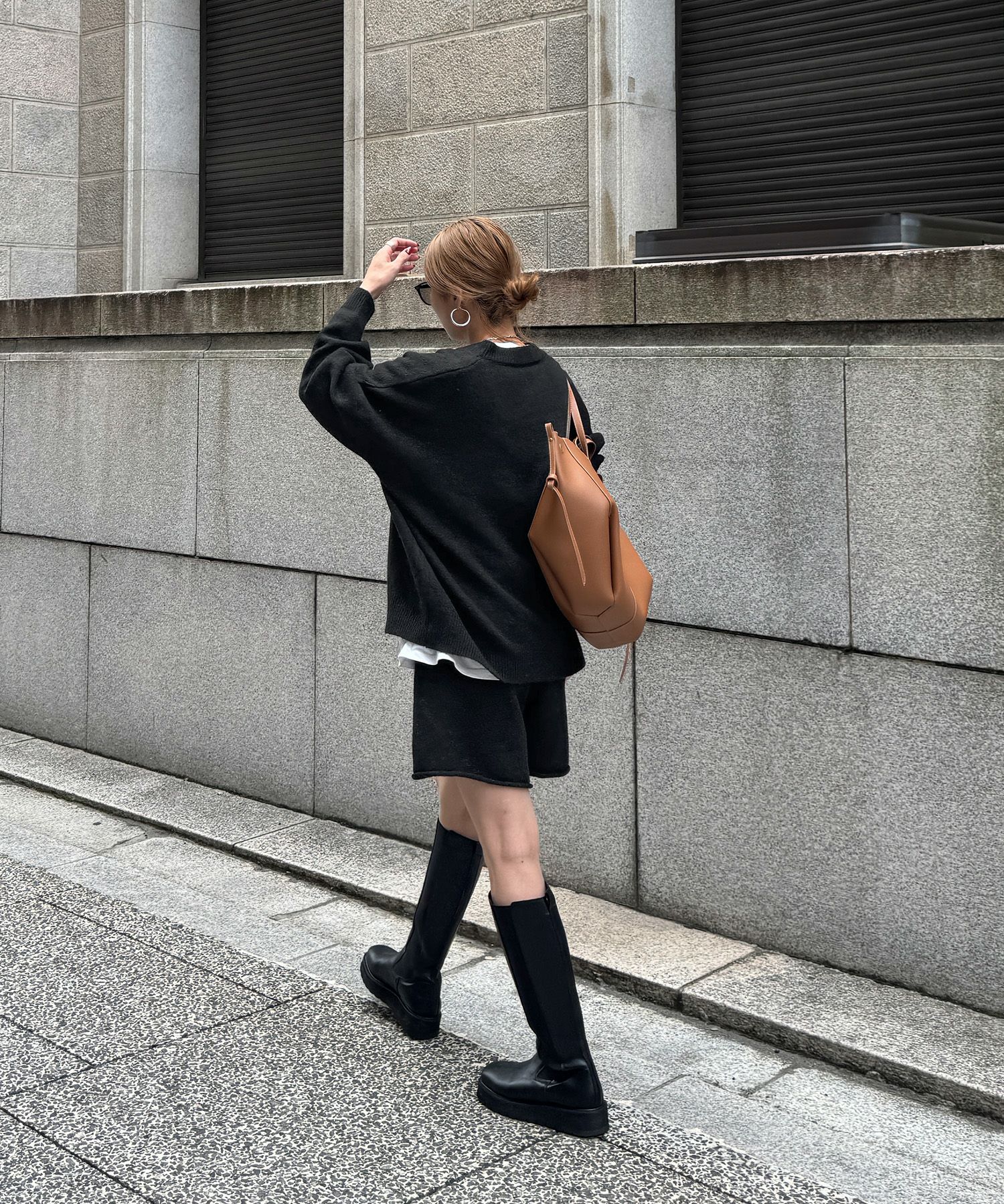 Vネックニットセットアップ | V neck knit set up (chiica select)