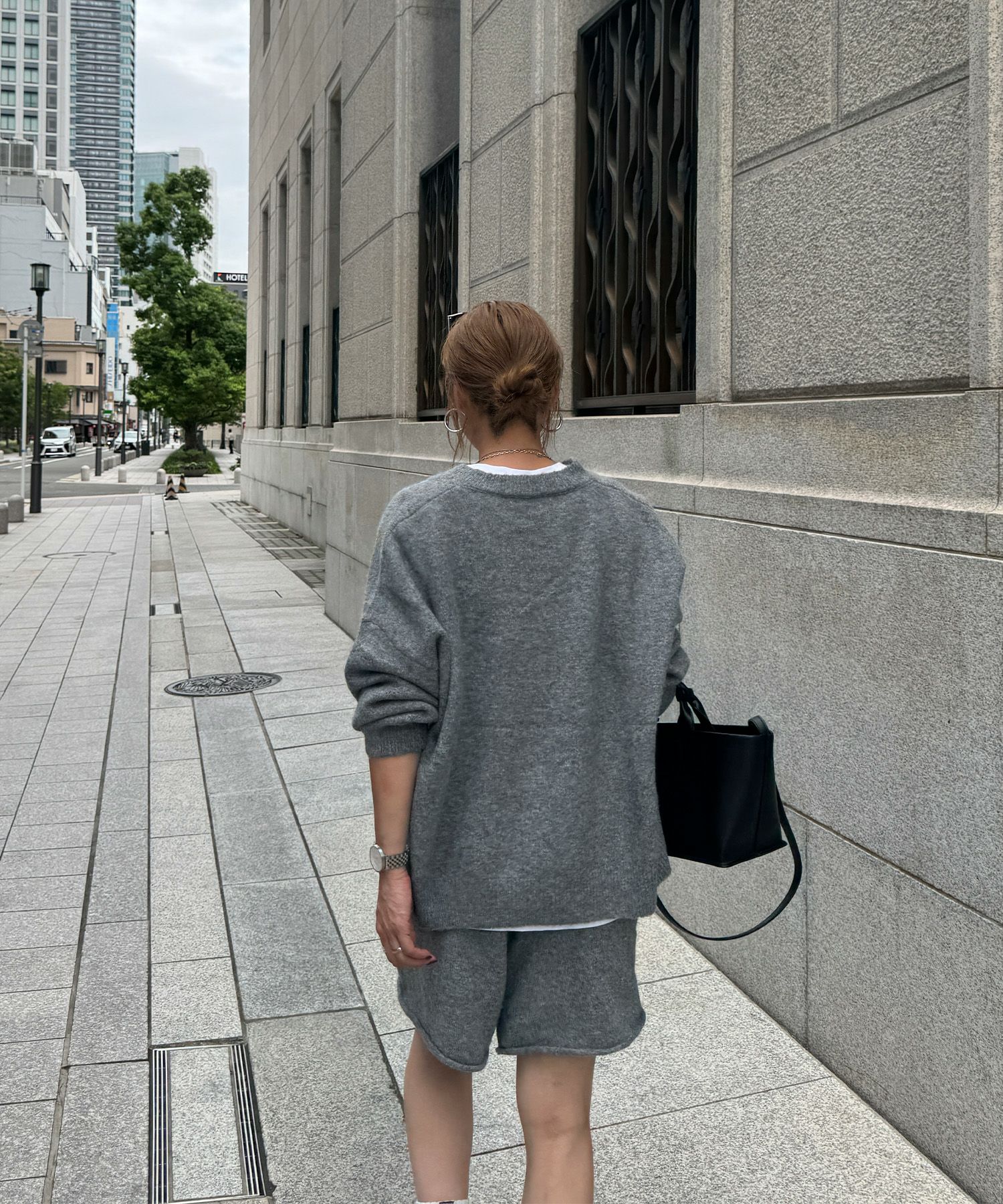 Vネックニットセットアップ | V neck knit set up (chiica select)