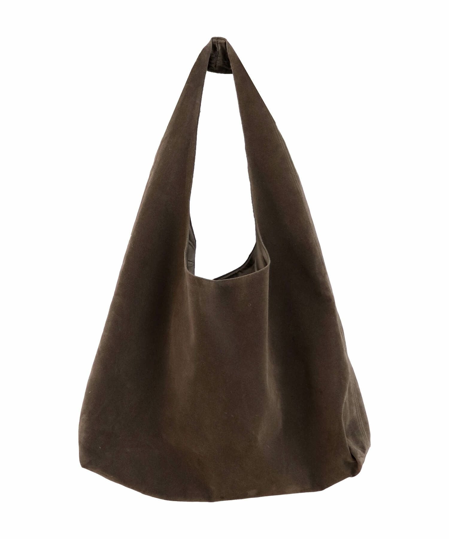 ブラウン スエード トライアングルハンドバッグ スエードトライアングルバッグ | Suede triangle bag (eri. select)