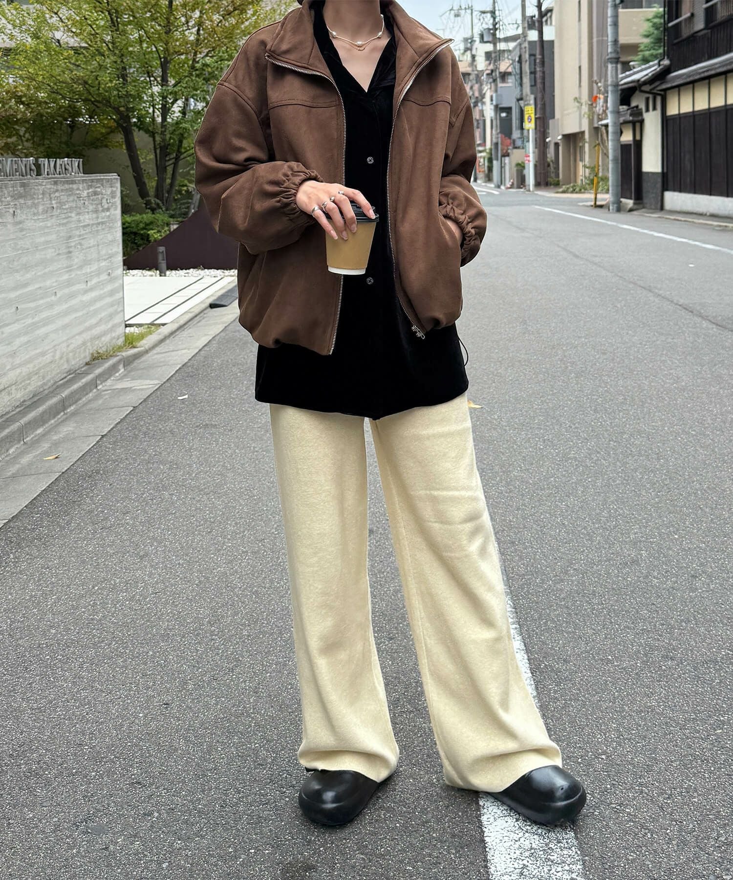 スエードジップブルゾン | Suede zip blouson (eri. select)