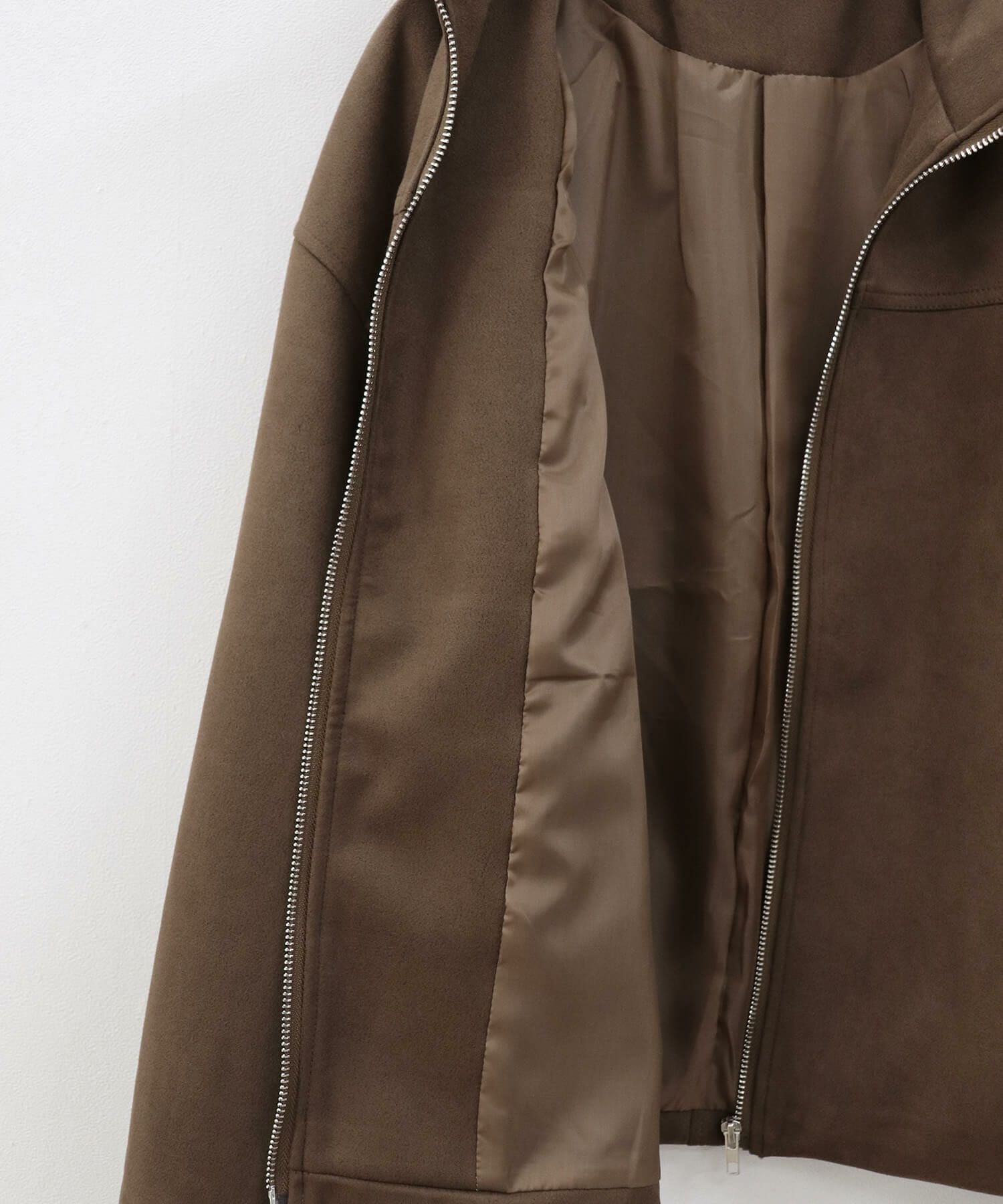 スエードジップブルゾン | Suede zip blouson (eri. select)