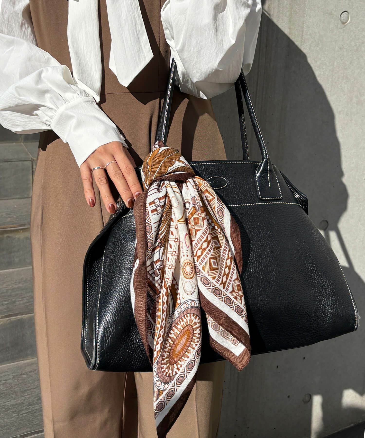 ミックスパターンスカーフ | Mix pattern scarf (isook select)