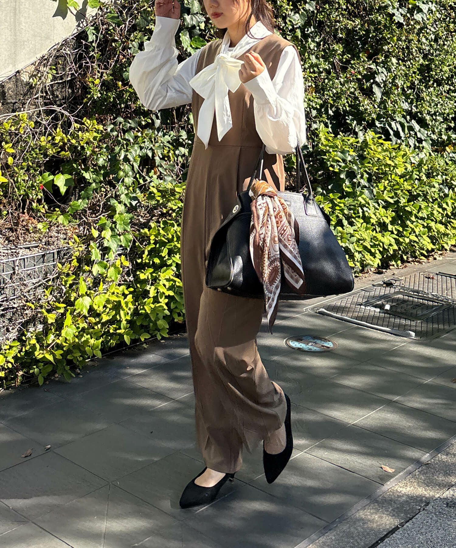 ミックスパターンスカーフ | Mix pattern scarf (isook select)