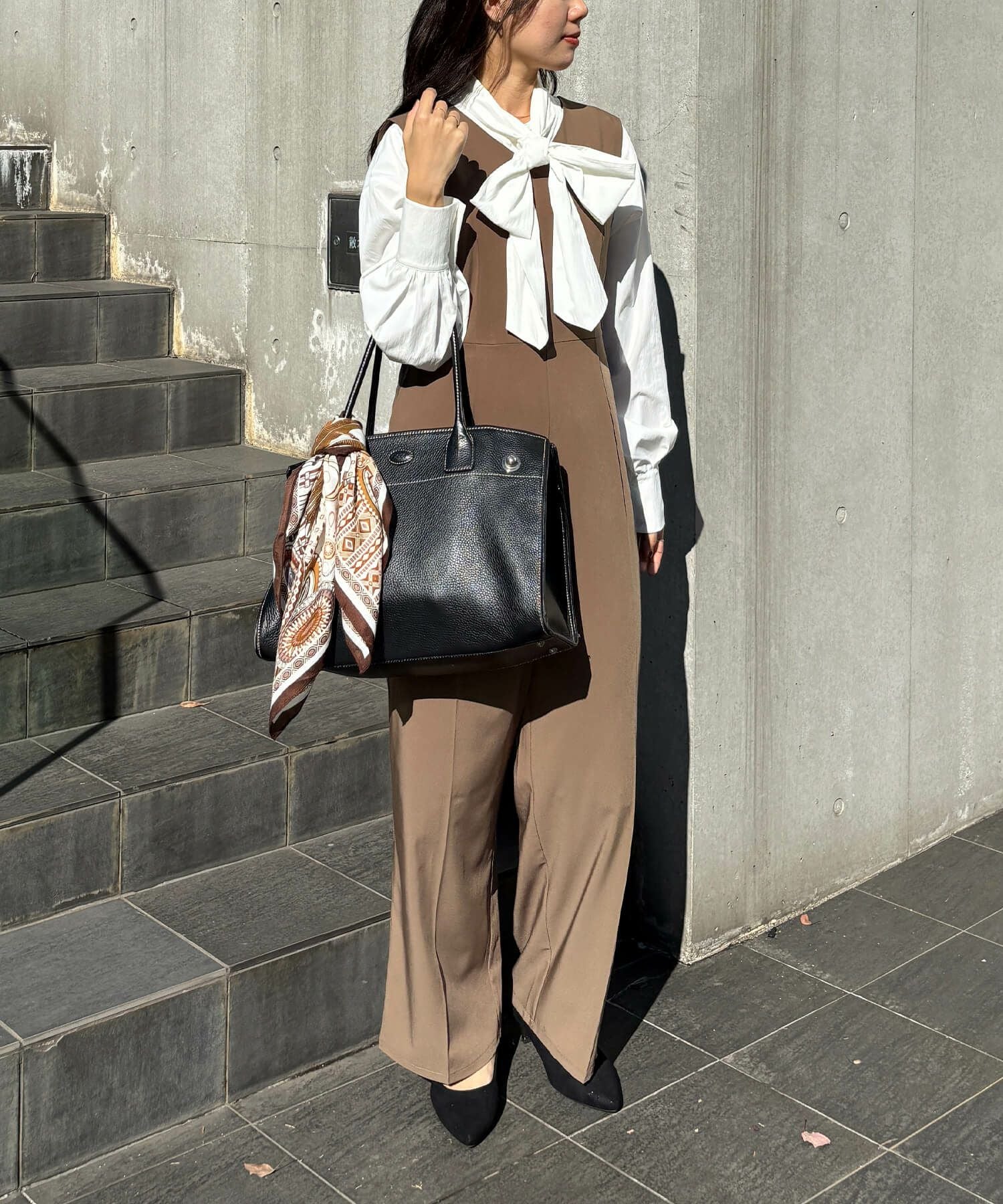 ミックスパターンスカーフ | Mix pattern scarf (isook select)