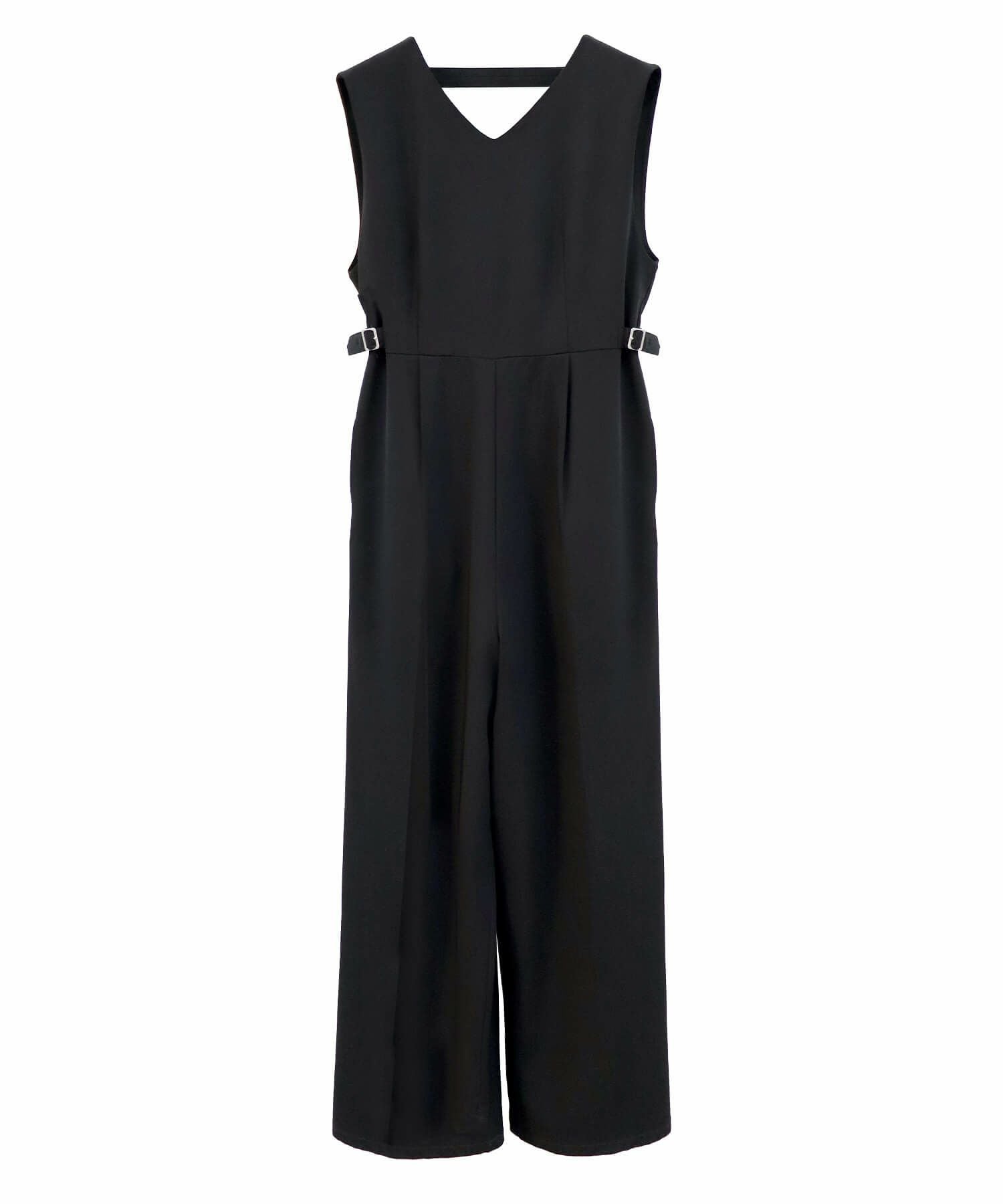 2wayシアースリーブパンツドレス | 2way sheer sleeve pants dress
