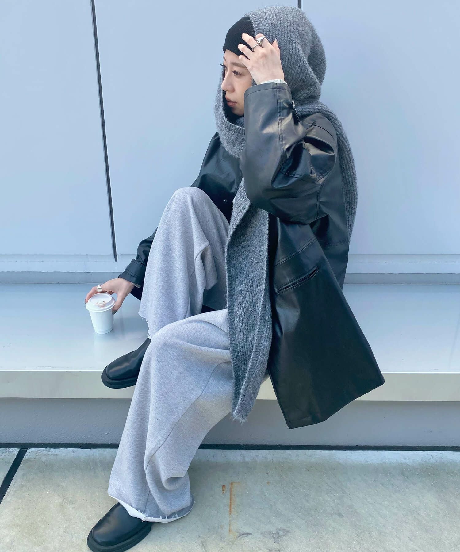 フード付きマフラー | Hooded muffler (kiharu select)