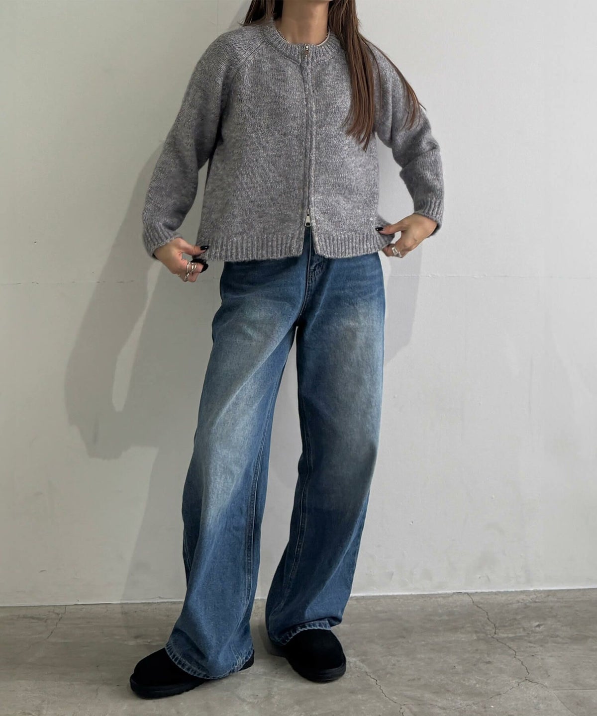 &&model：161cm&&