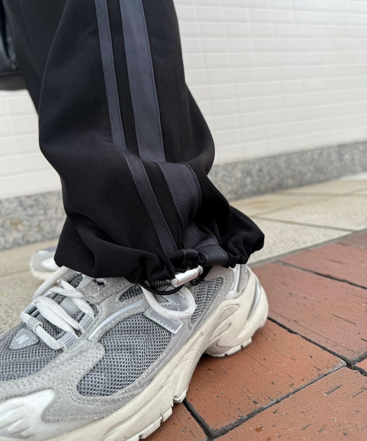 サイドラインワイドスラックス | Side line wide slacks (isook select)
