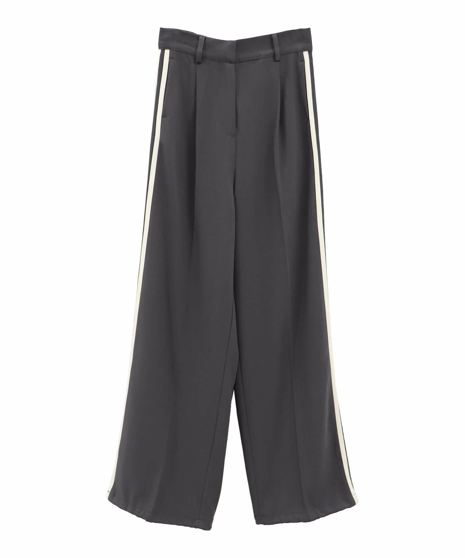 サイドラインワイドスラックス | Side line wide slacks (isook select)