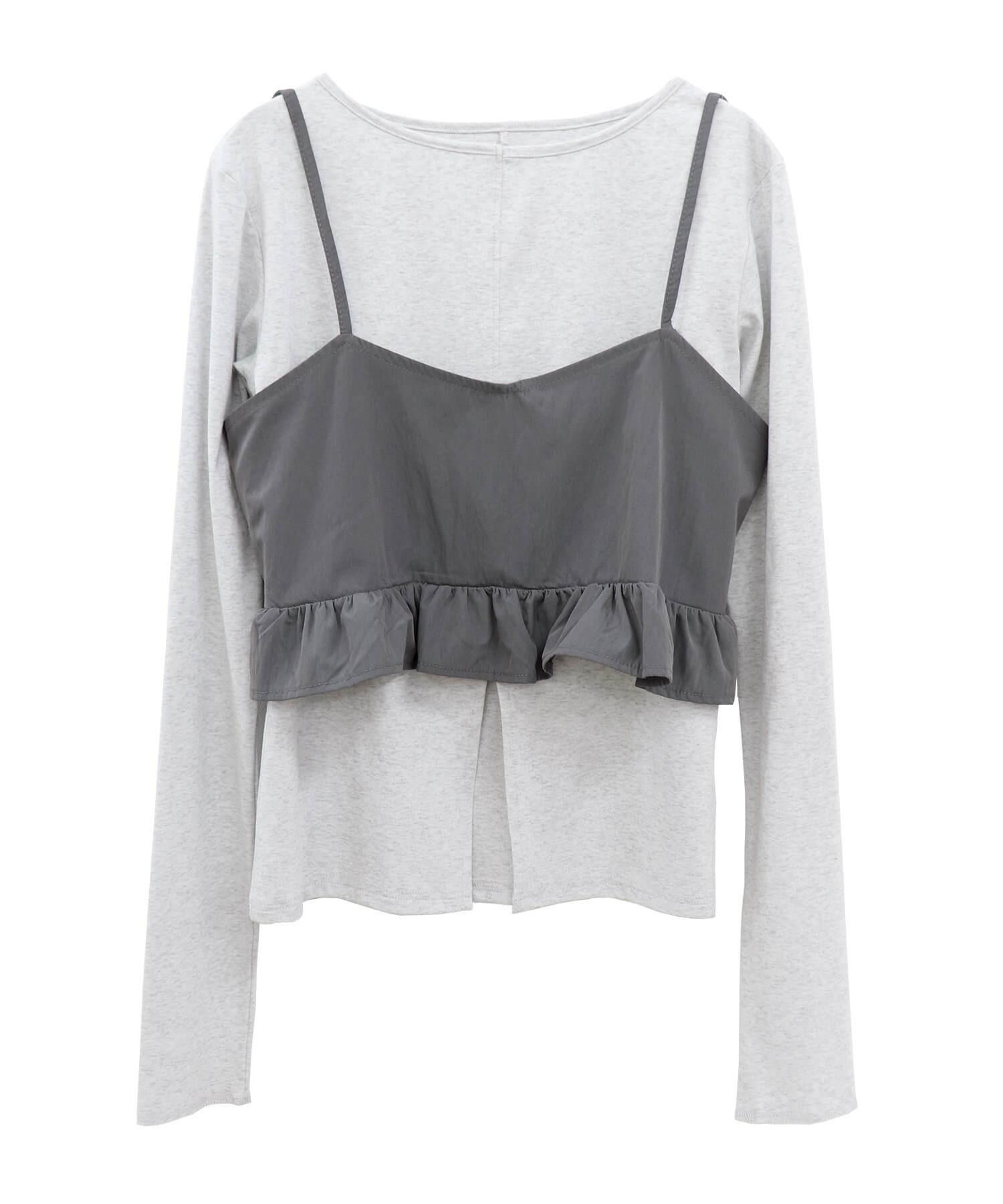 ビスチェ&スリットロンTセット | Buistier & slit long tee set