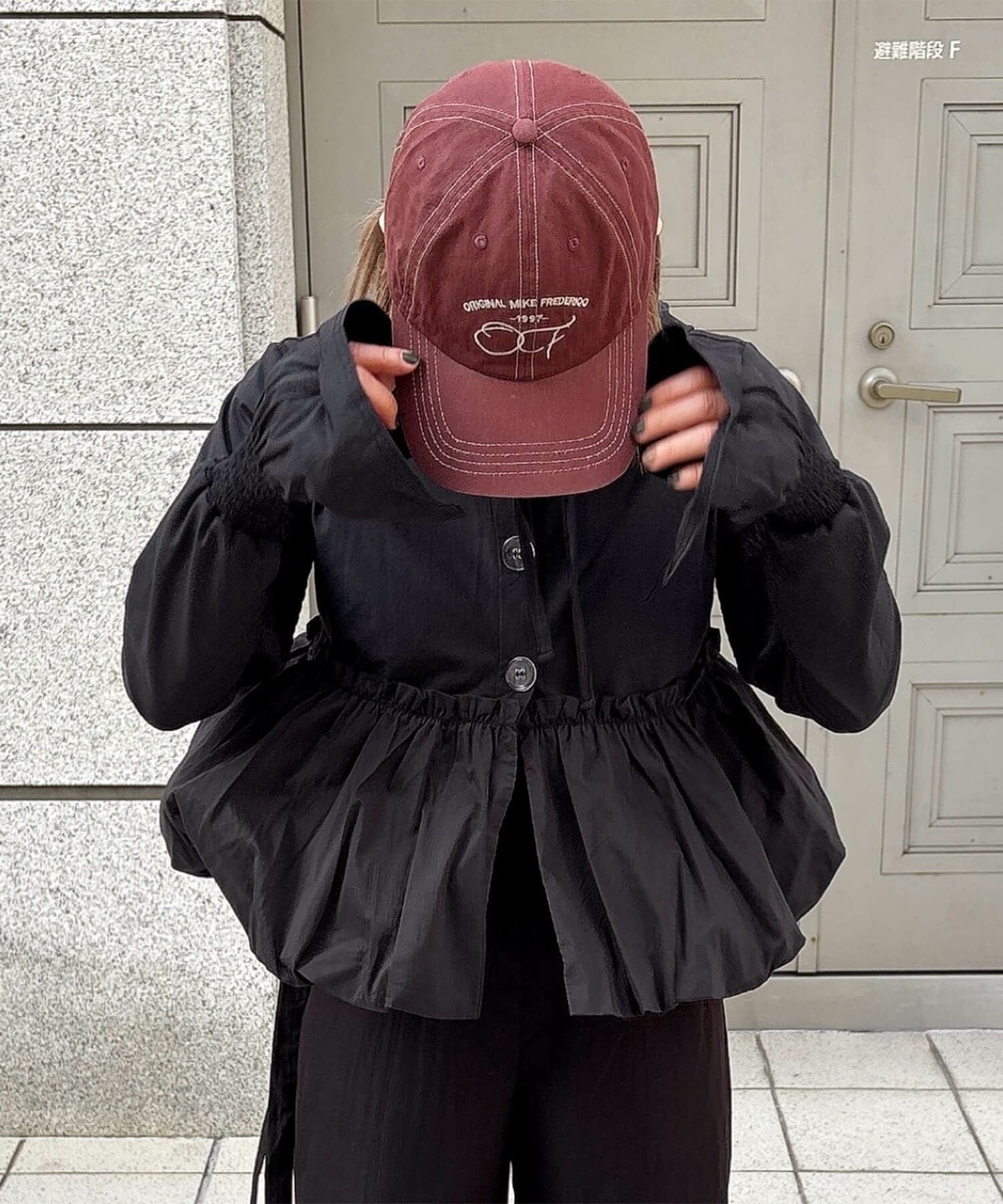 UVカットペプラムフーディ | UV cut peplum hoodie (comochi original)
