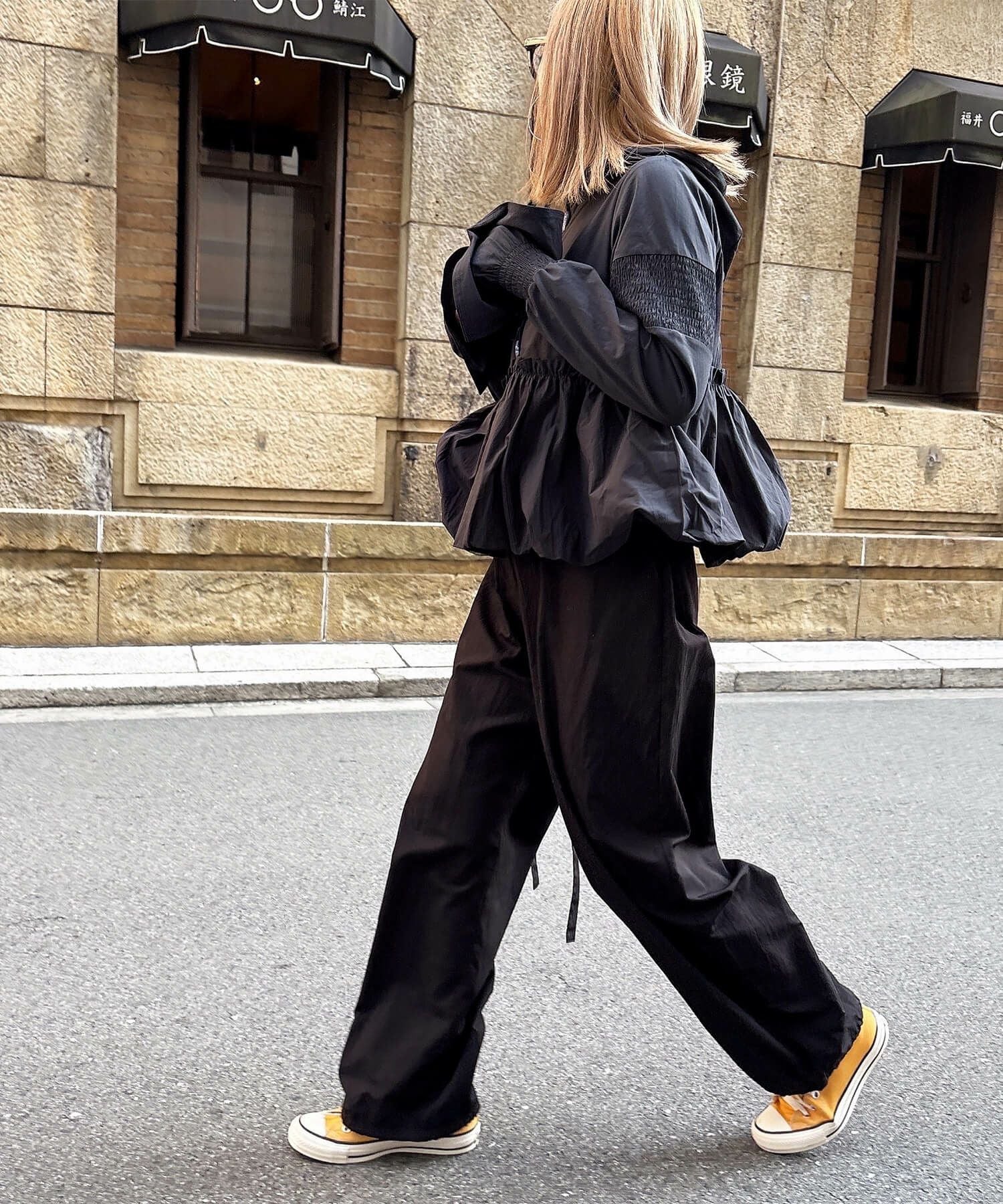 UVカットペプラムフーディ | UV cut peplum hoodie (comochi original)