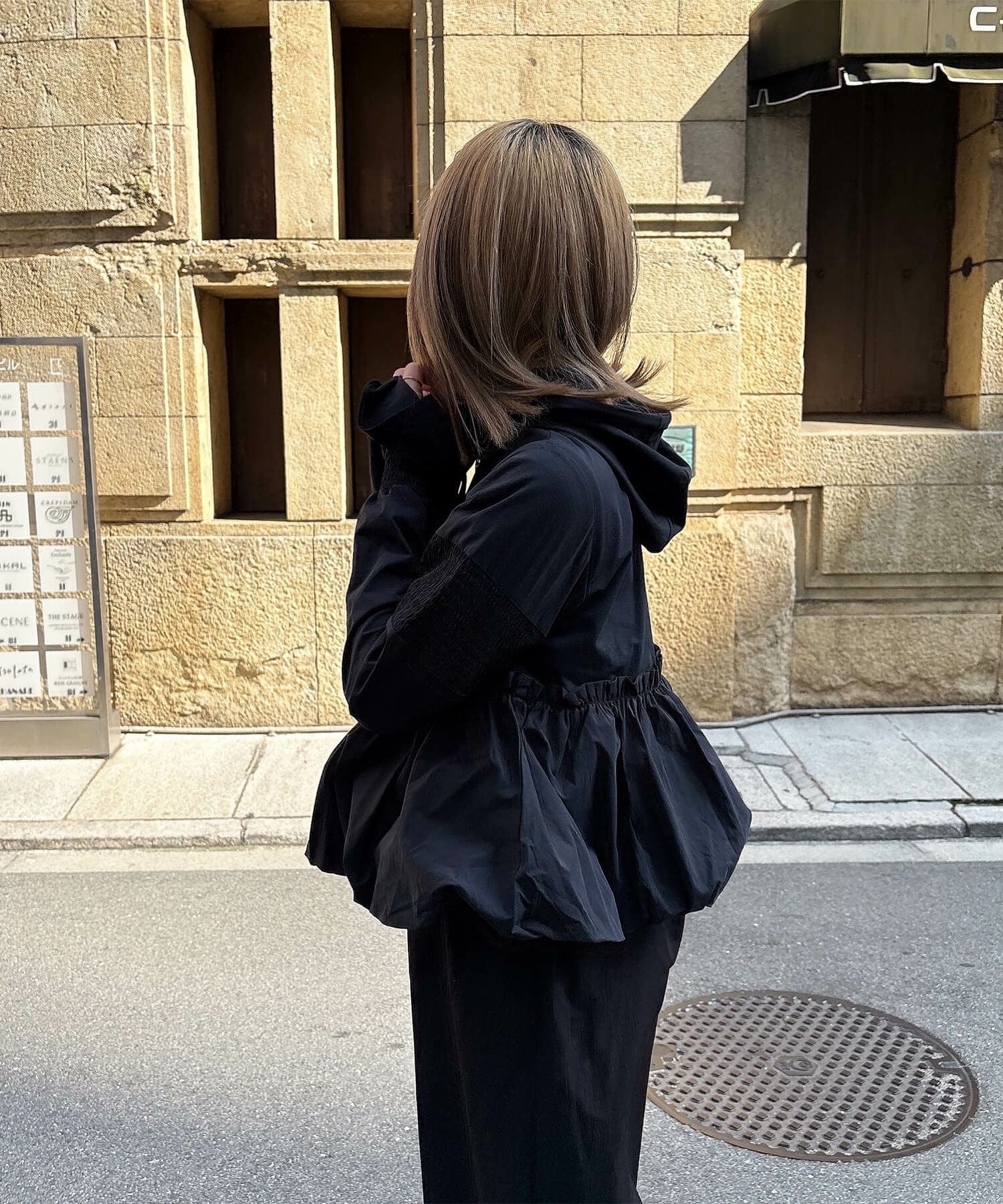 ジャケット・アウター isook UV cut peplum hoodie UVカットペプラムフーディ | UV cut peplum hoodie (comochi original)