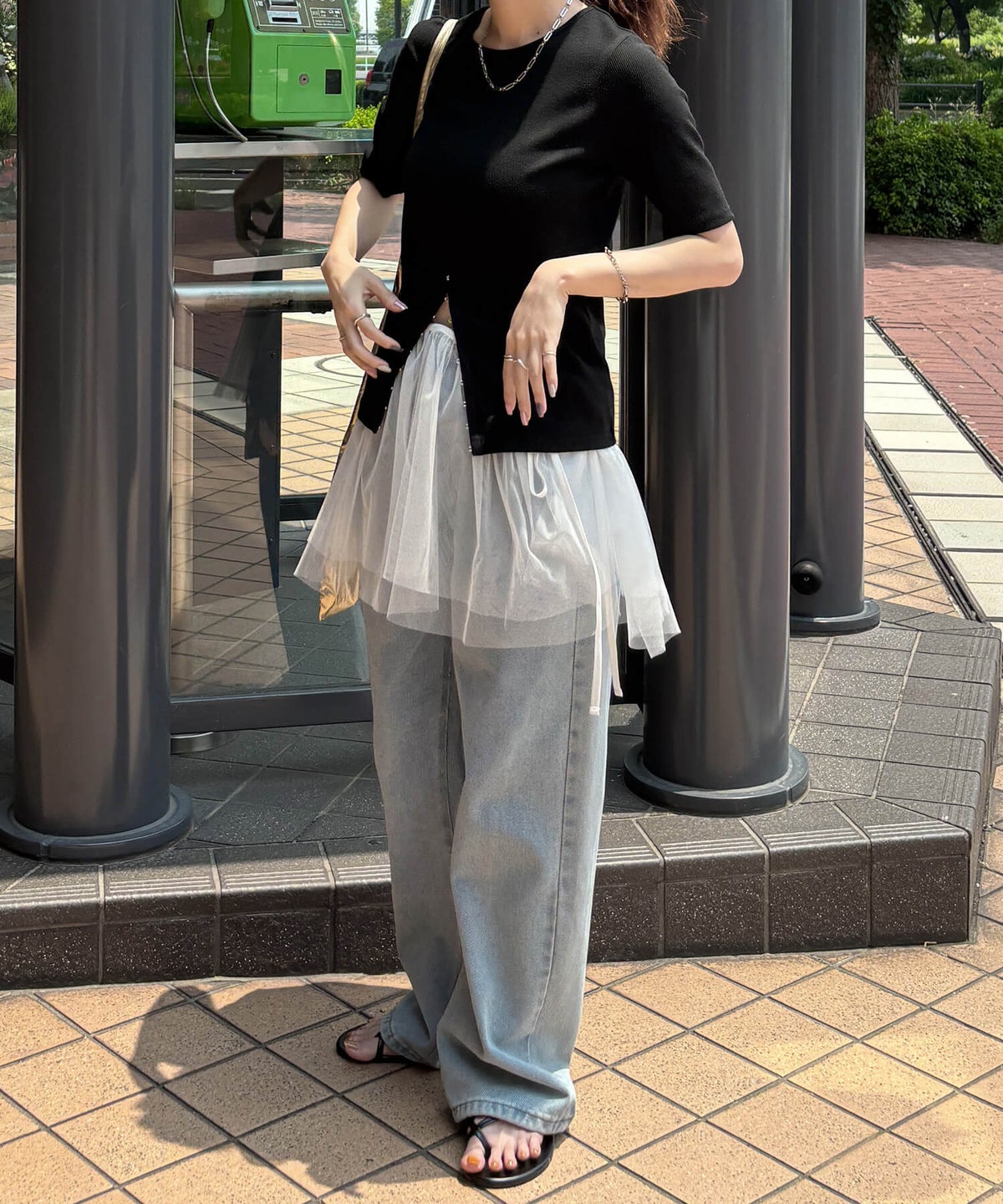 &&model：152cm&&