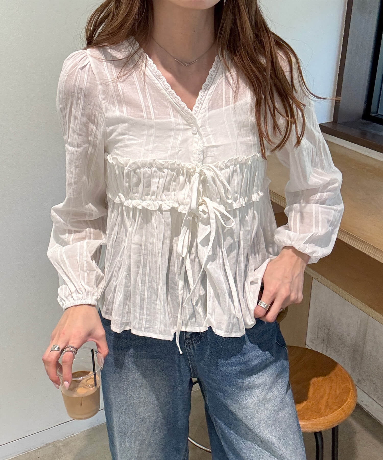 お値下げ・ロージーモンスター　shiratama ribbon tops お値下げ・ロージーモンスター shiratama ribbon topsの通販はau PAY