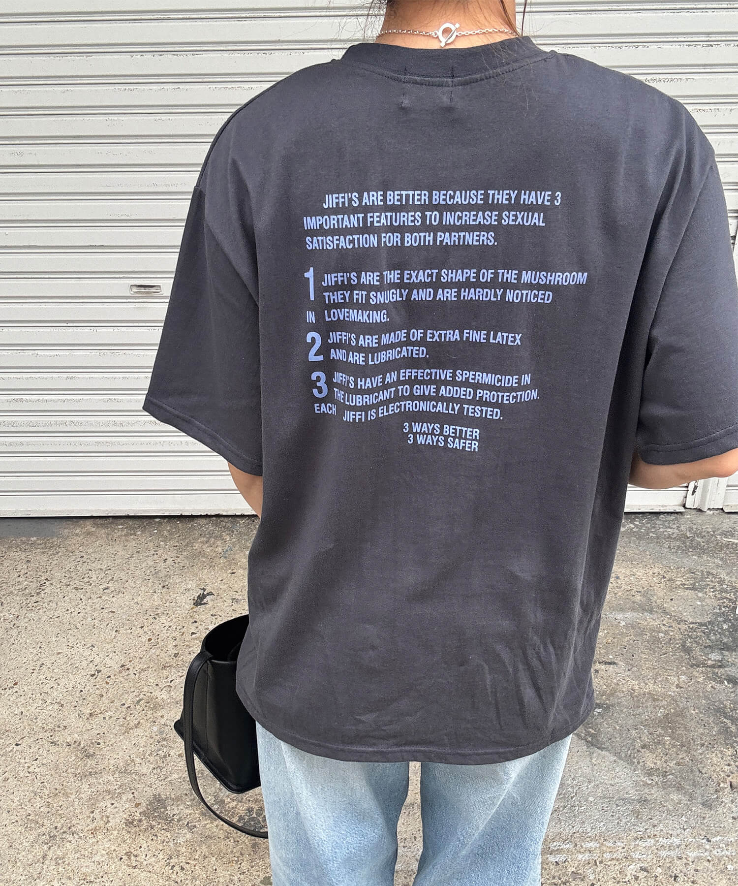 バックレタリングプリントオーバーTシャツ | Back lettering print