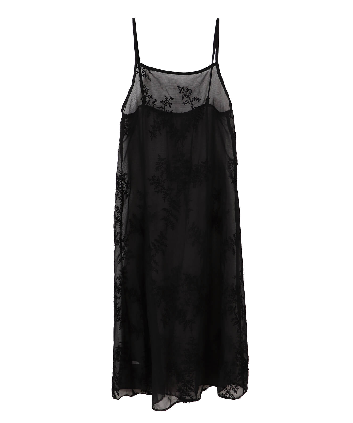 刺繍レースキャミソールワンピース | Embroidery lace camisole one