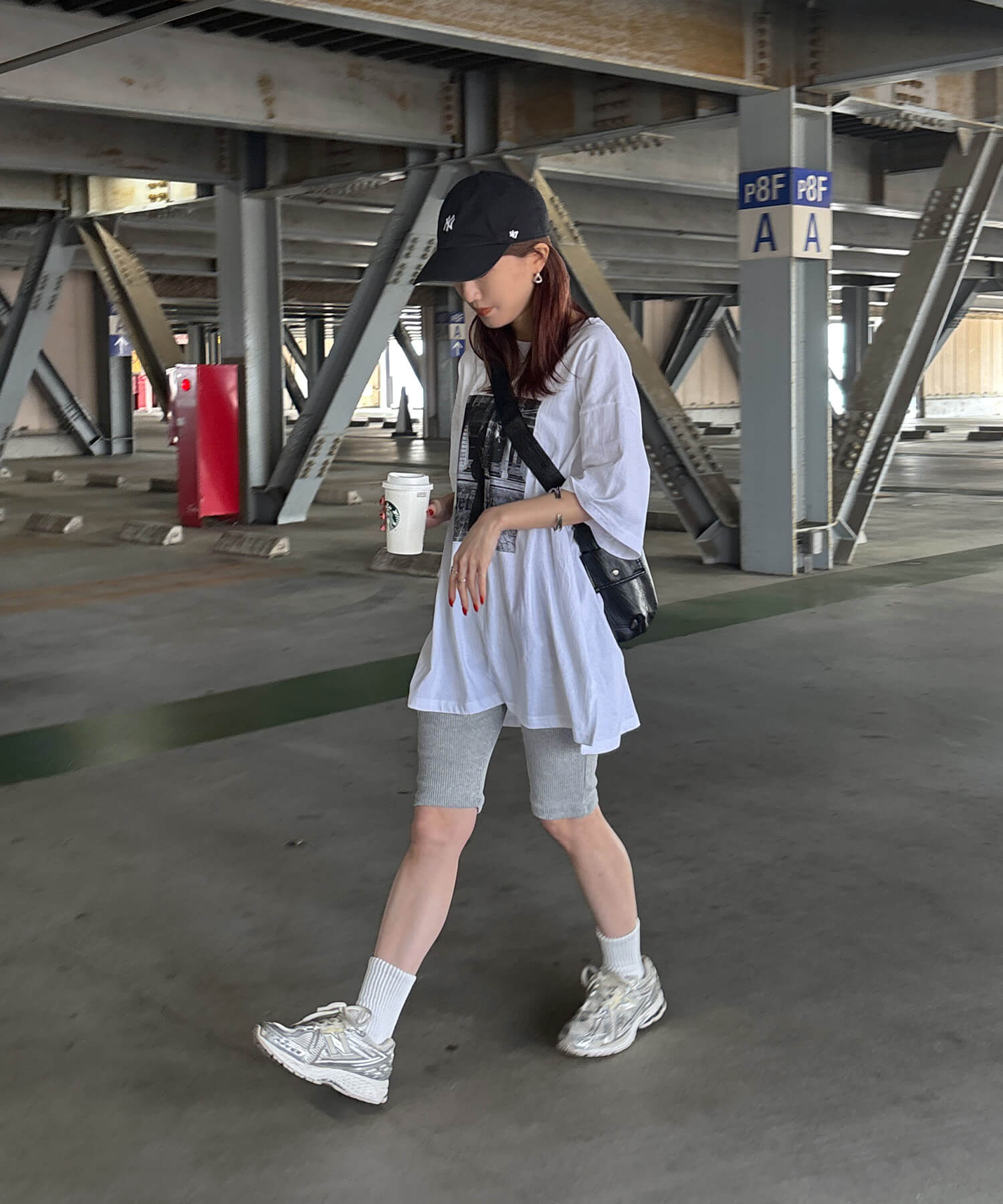 リブバイカーパンツ | Rib biker pants (isook select)