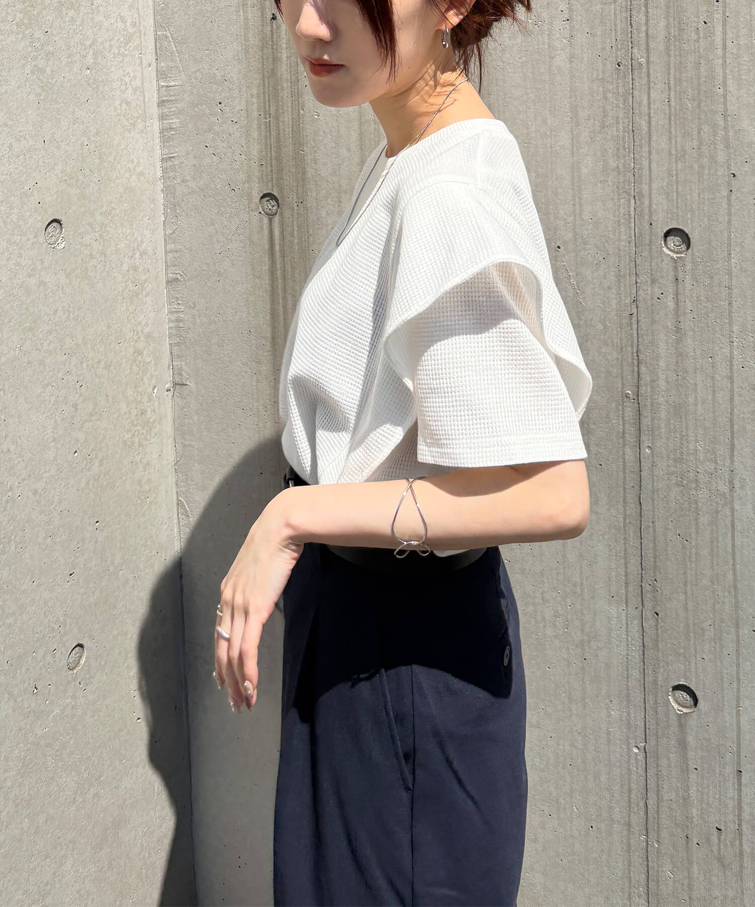 styling/ ラッフルショルダートップス styling/ - styling 