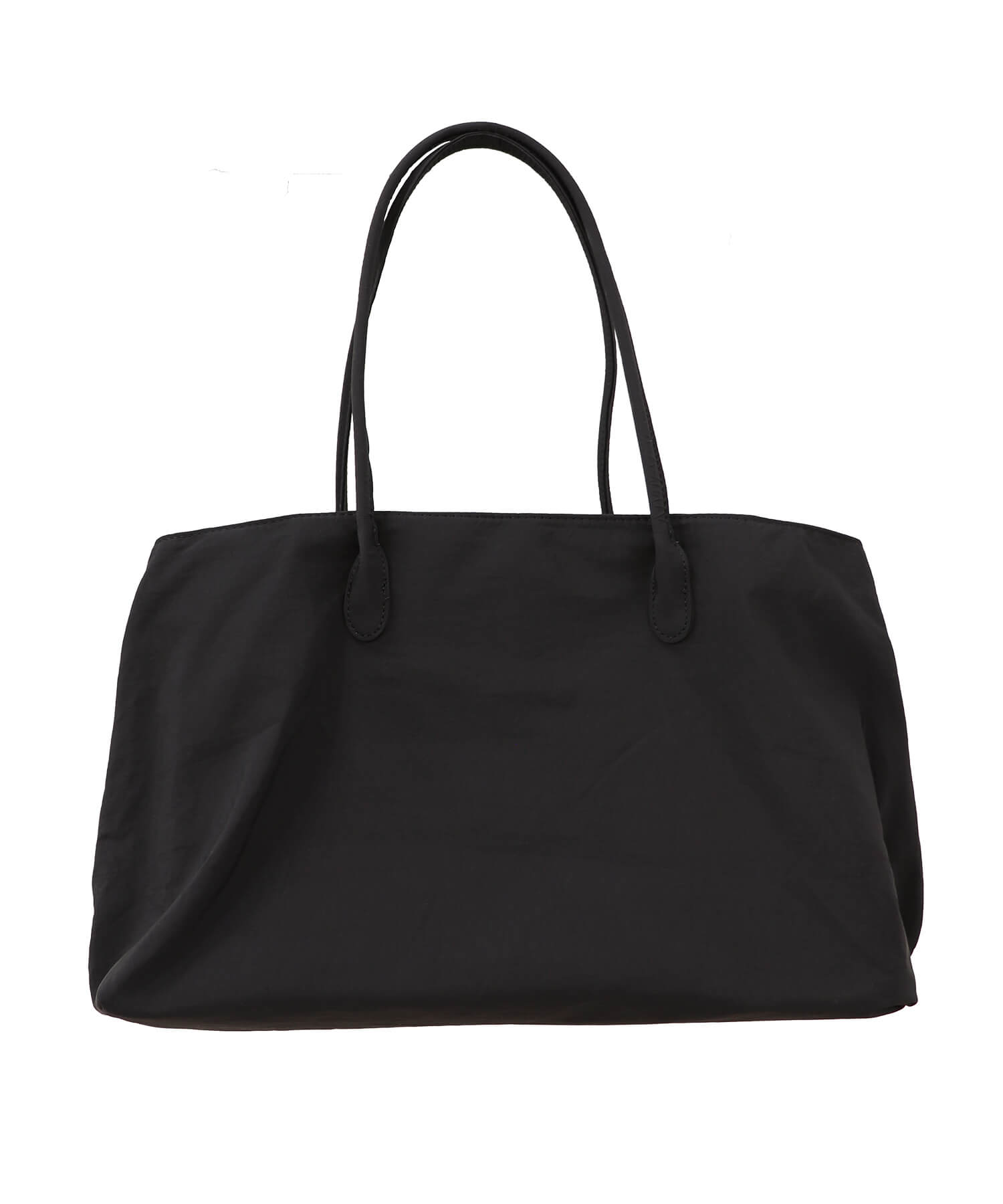 ブラックBIGトートバッグ マルチポケットナイロンビッグトートバッグ | Multi pocket nylon big