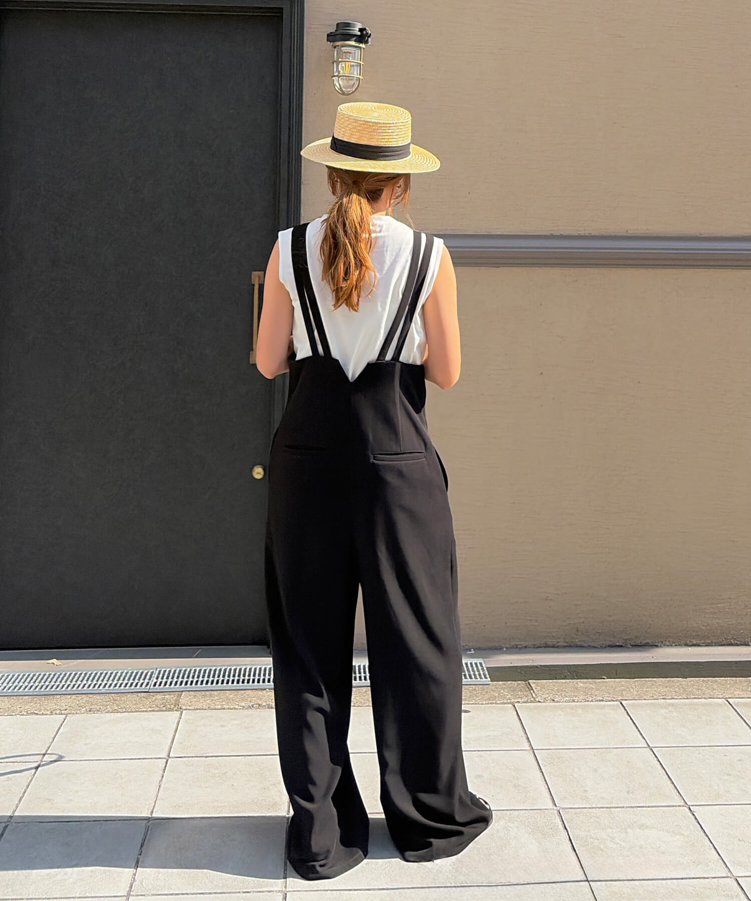 ダブルストラップサロペットパンツ | Double strap salopette pants