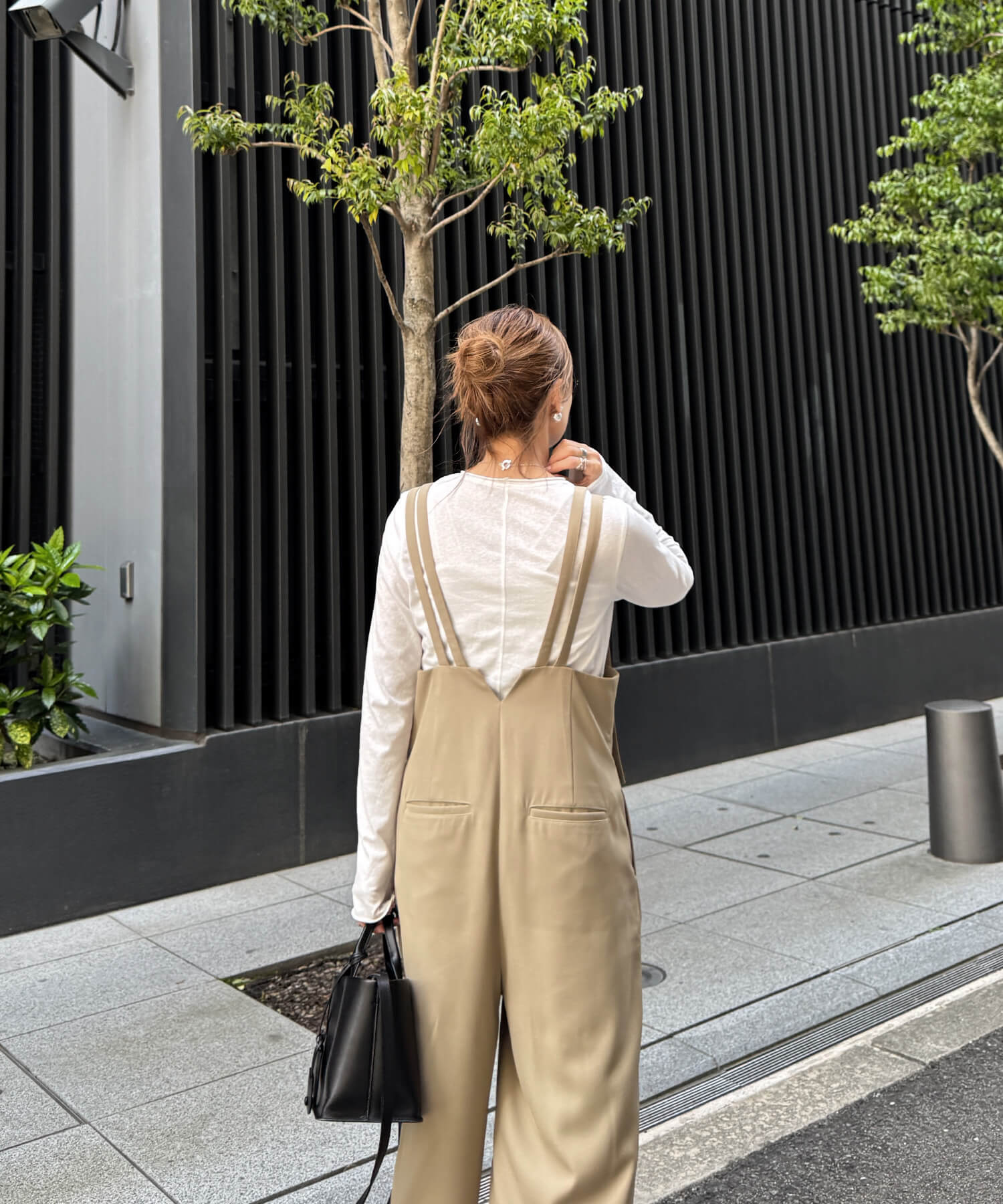ダブルストラップサロペットパンツ | Double strap salopette pants