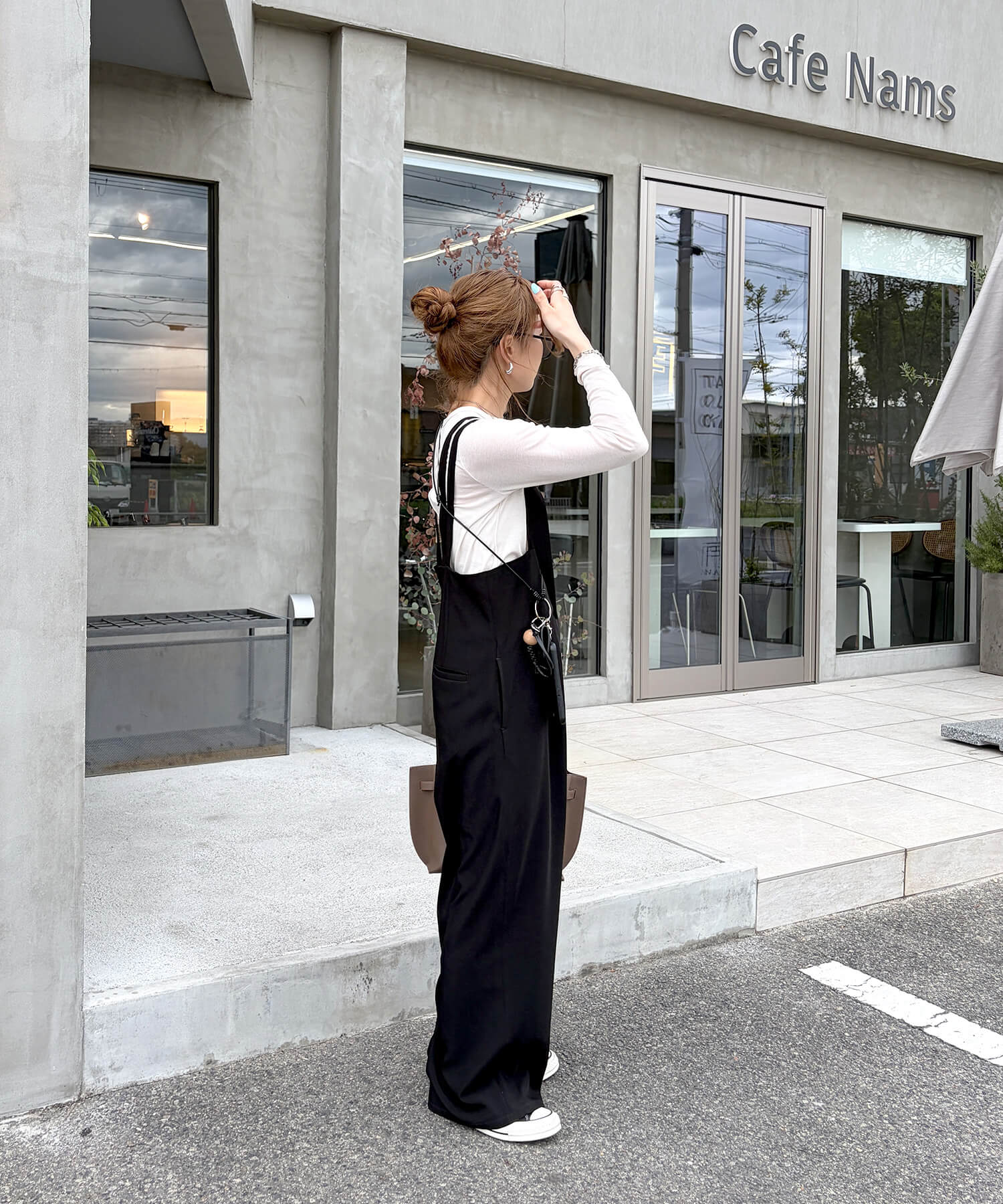 ダブルストラップサロペットパンツ | Double strap salopette pants