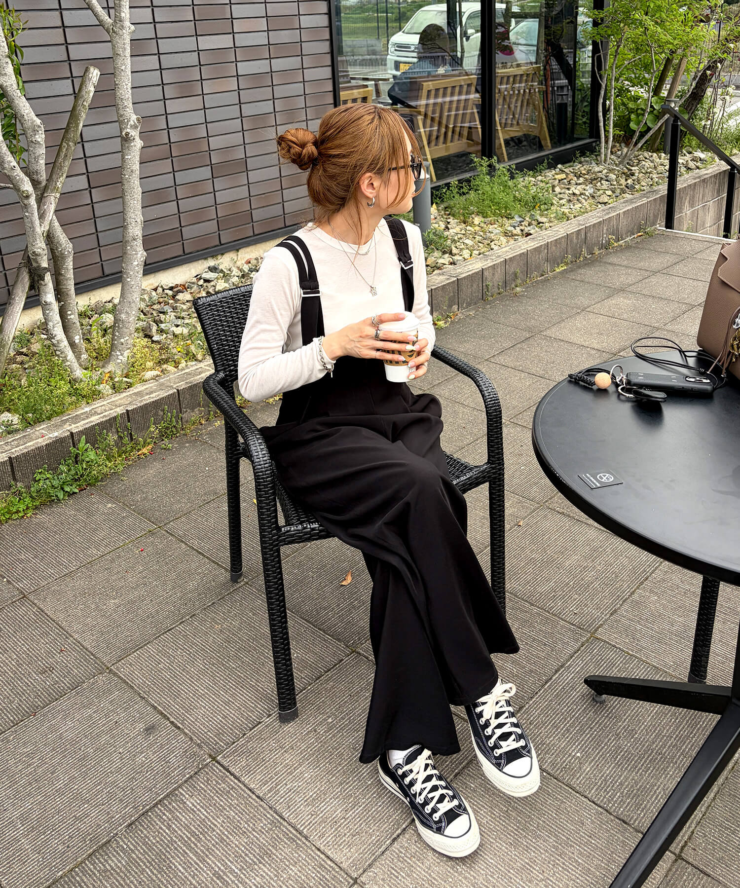 ダブルストラップサロペットパンツ | Double strap salopette pants