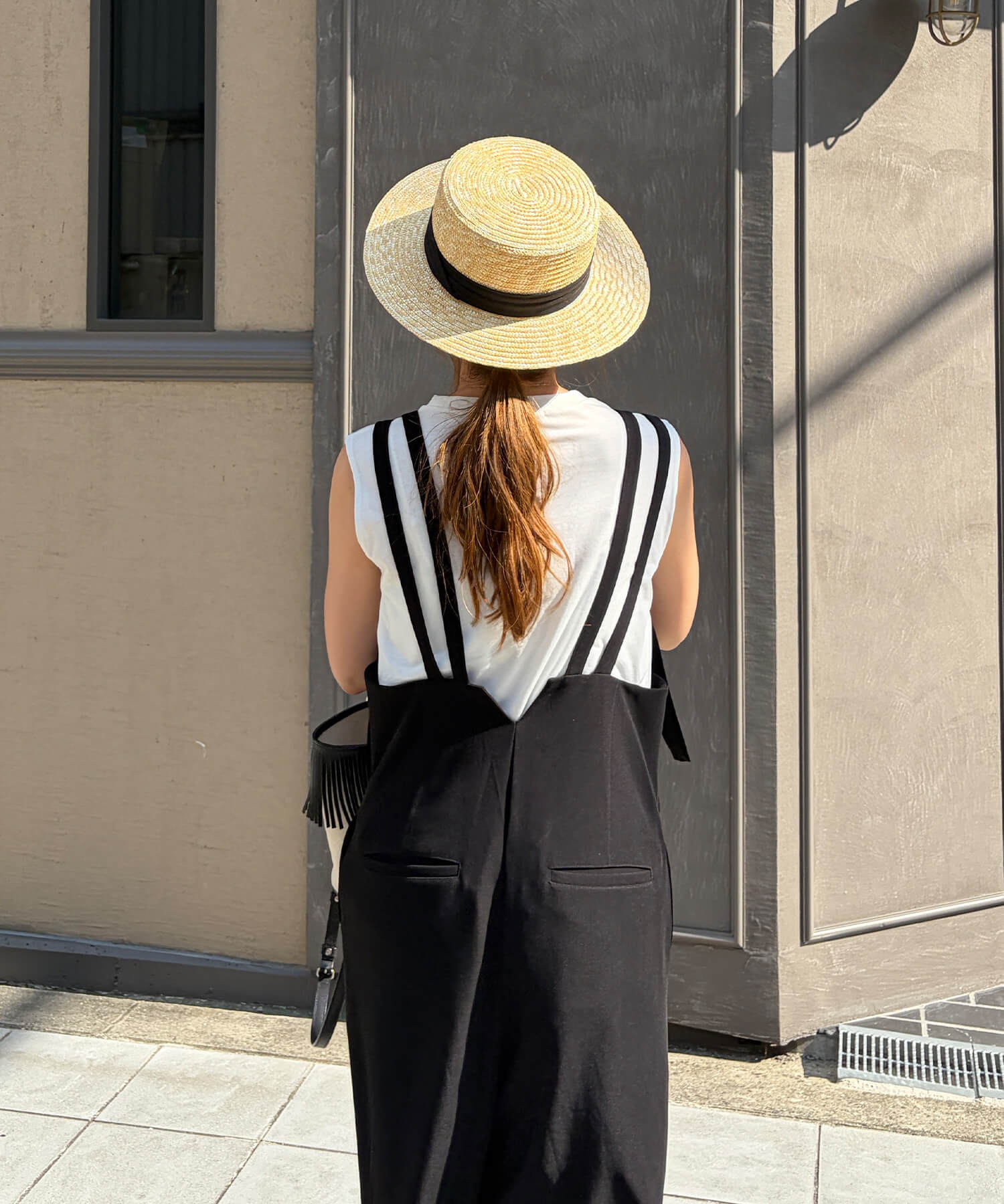 ダブルストラップサロペットパンツ | Double strap salopette pants