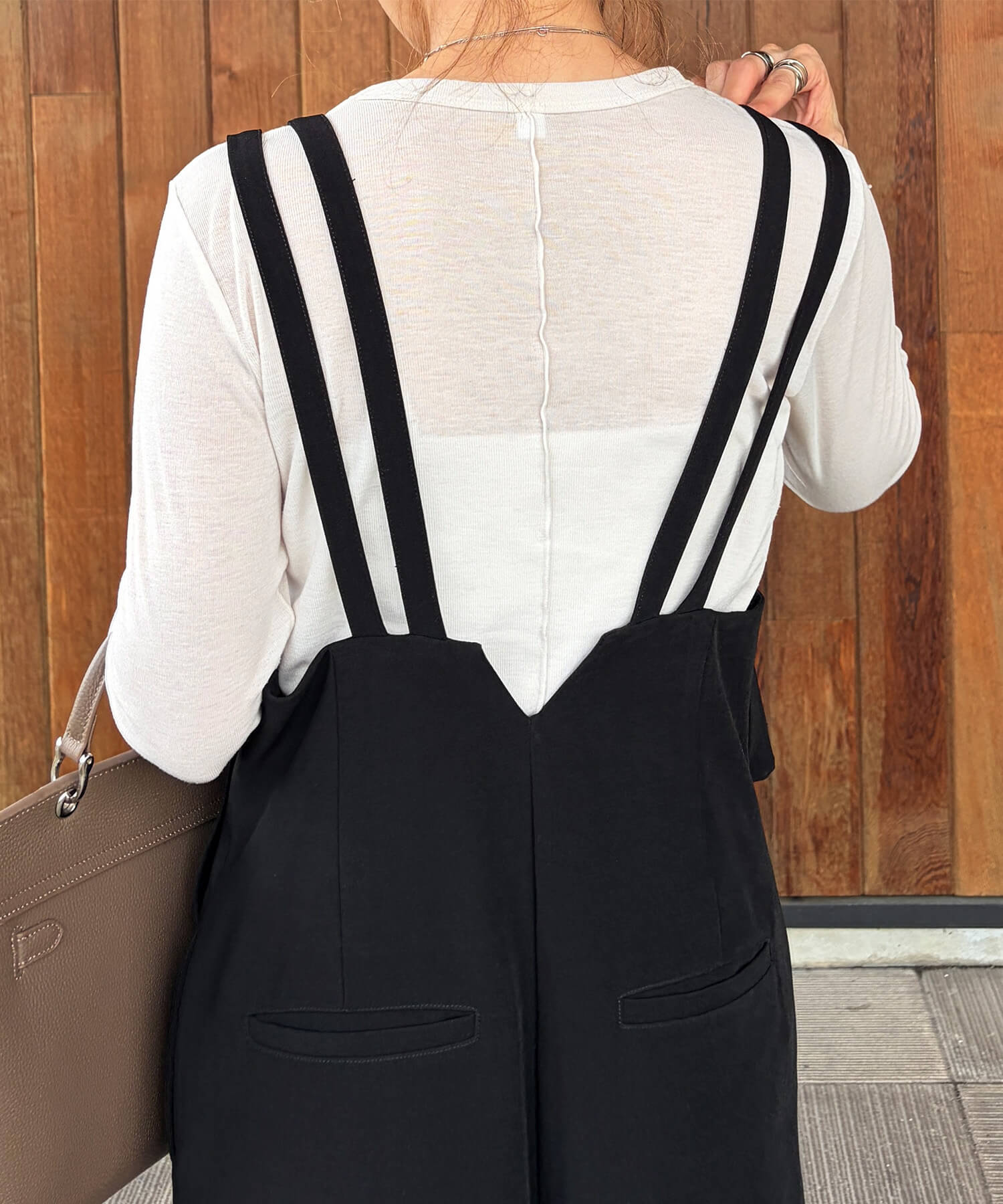 ダブルストラップサロペットパンツ | Double strap salopette pants