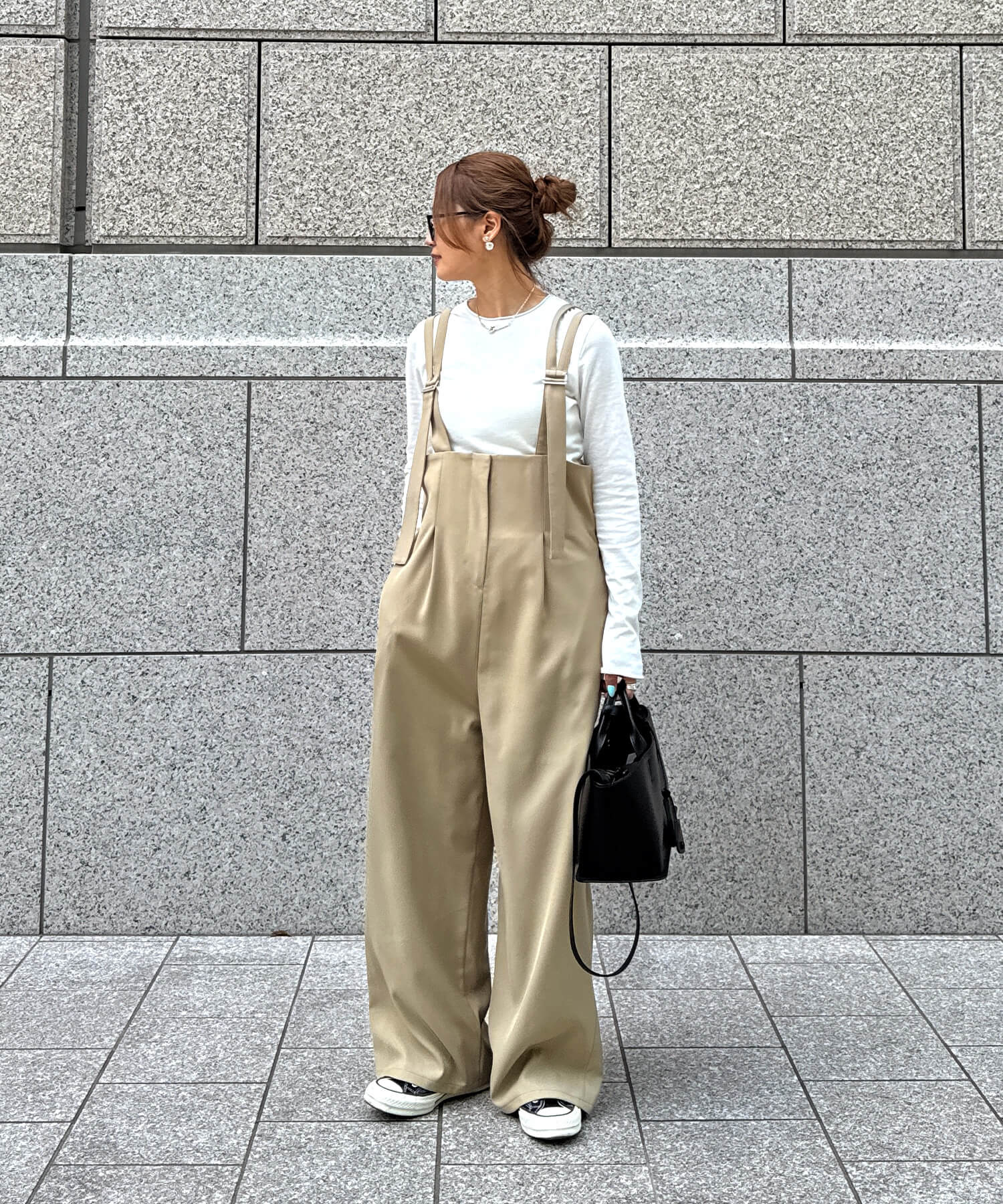 ダブルストラップサロペットパンツ | Double strap salopette pants