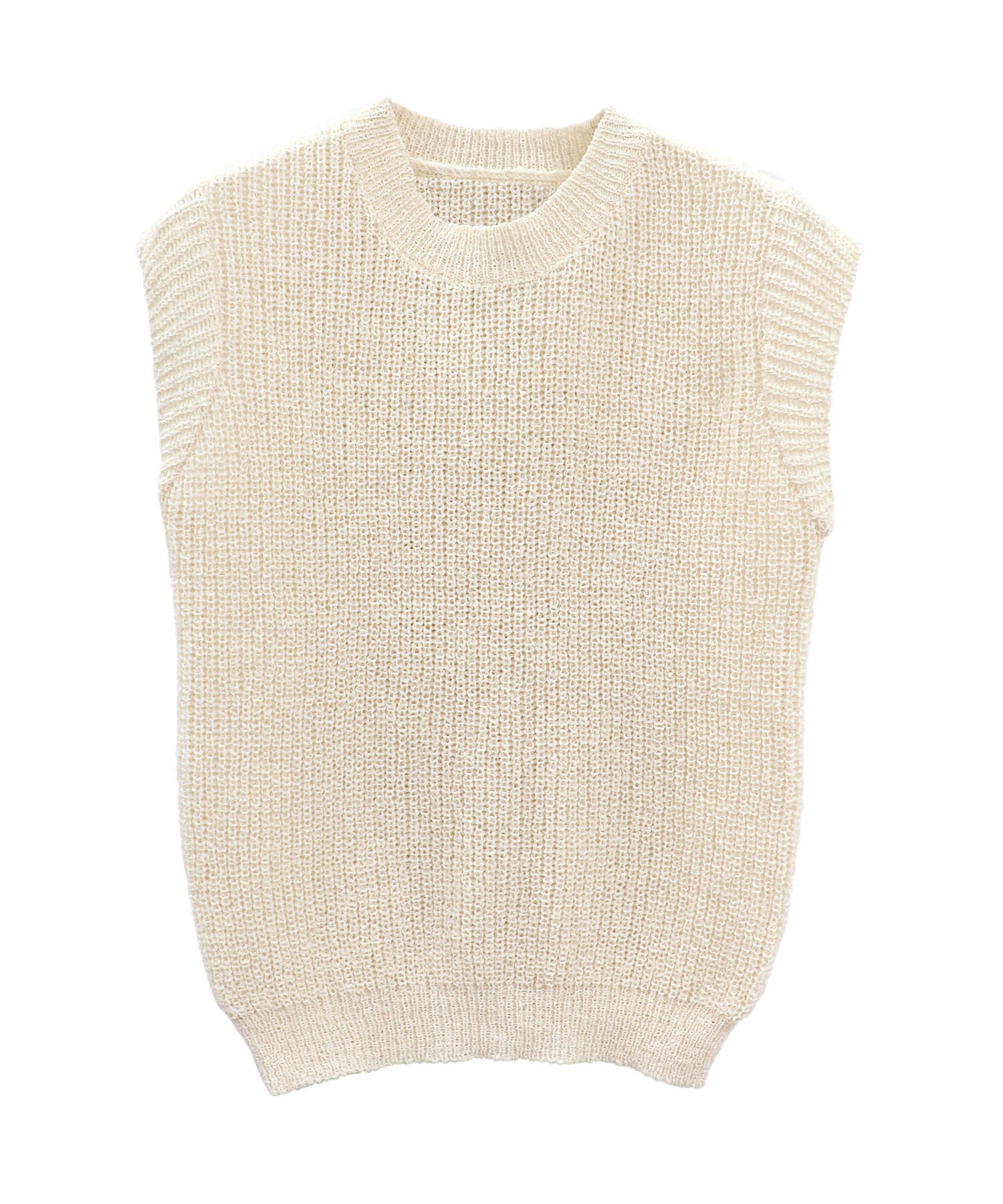 メッシュソフトニットベスト | Mesh soft knit vest (kiharu select)