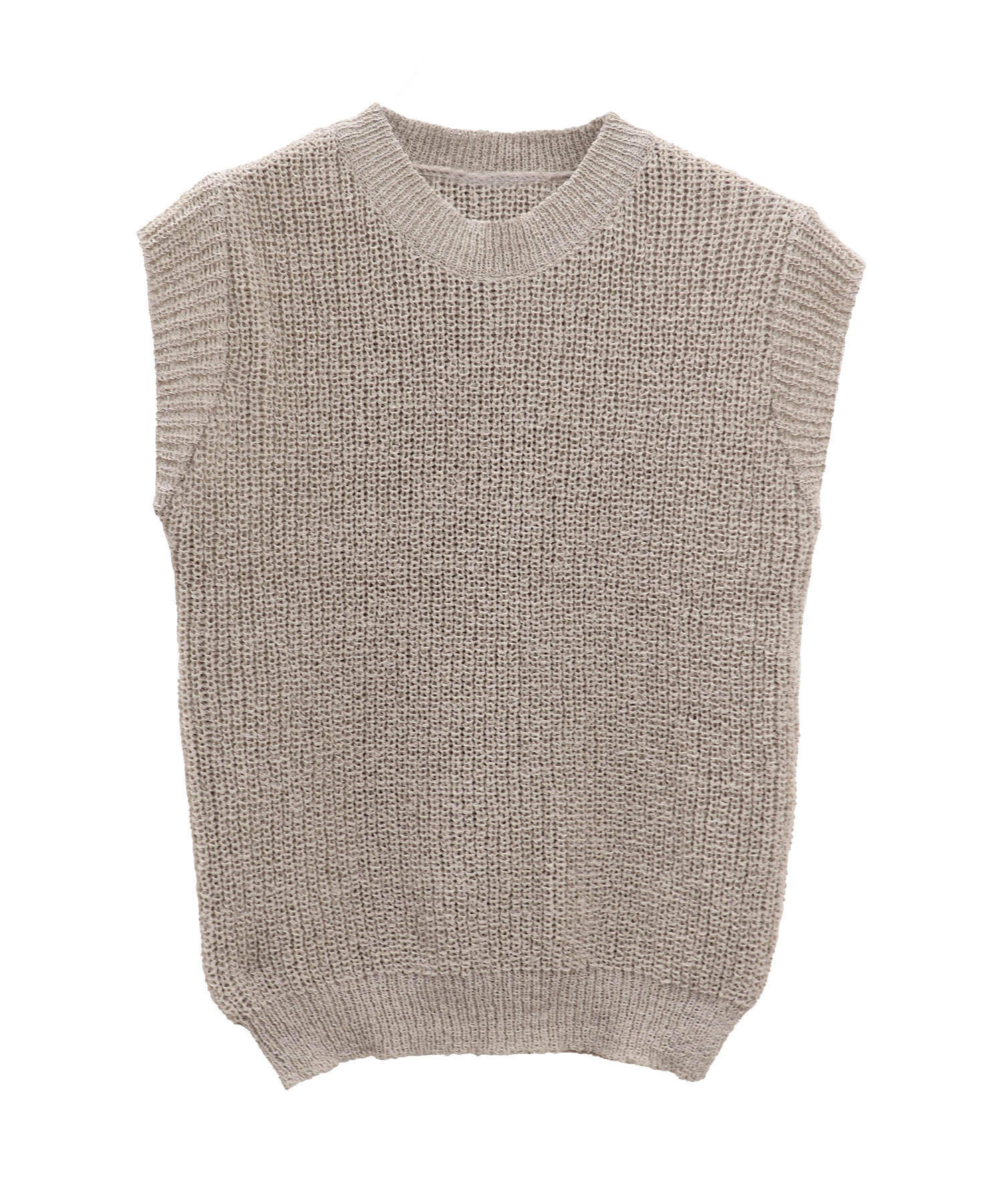 メッシュソフトニットベスト | Mesh soft knit vest (kiharu select)