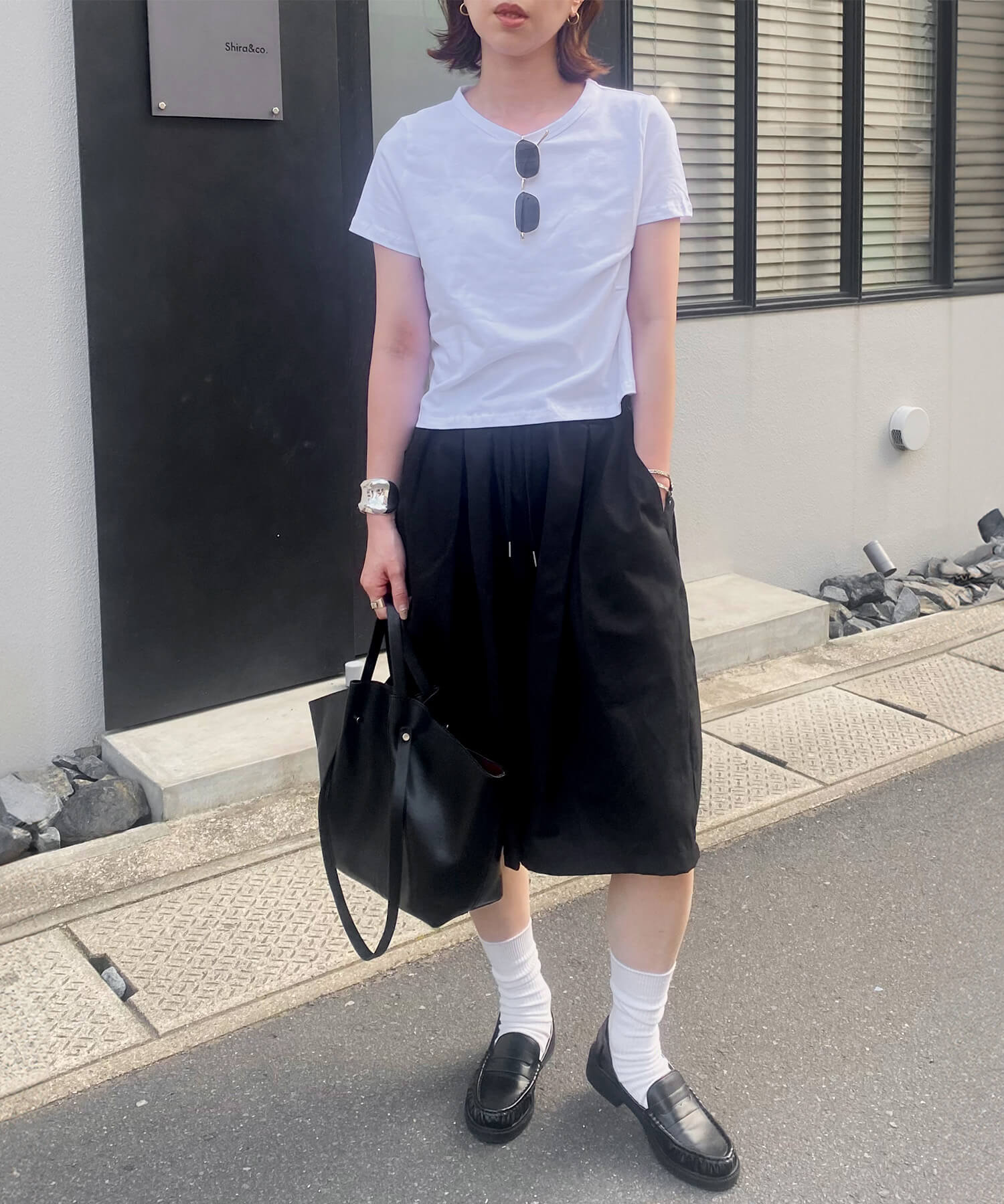 ボリュームワイドハーフパンツ | Volume wide half pants (kiharu select)
