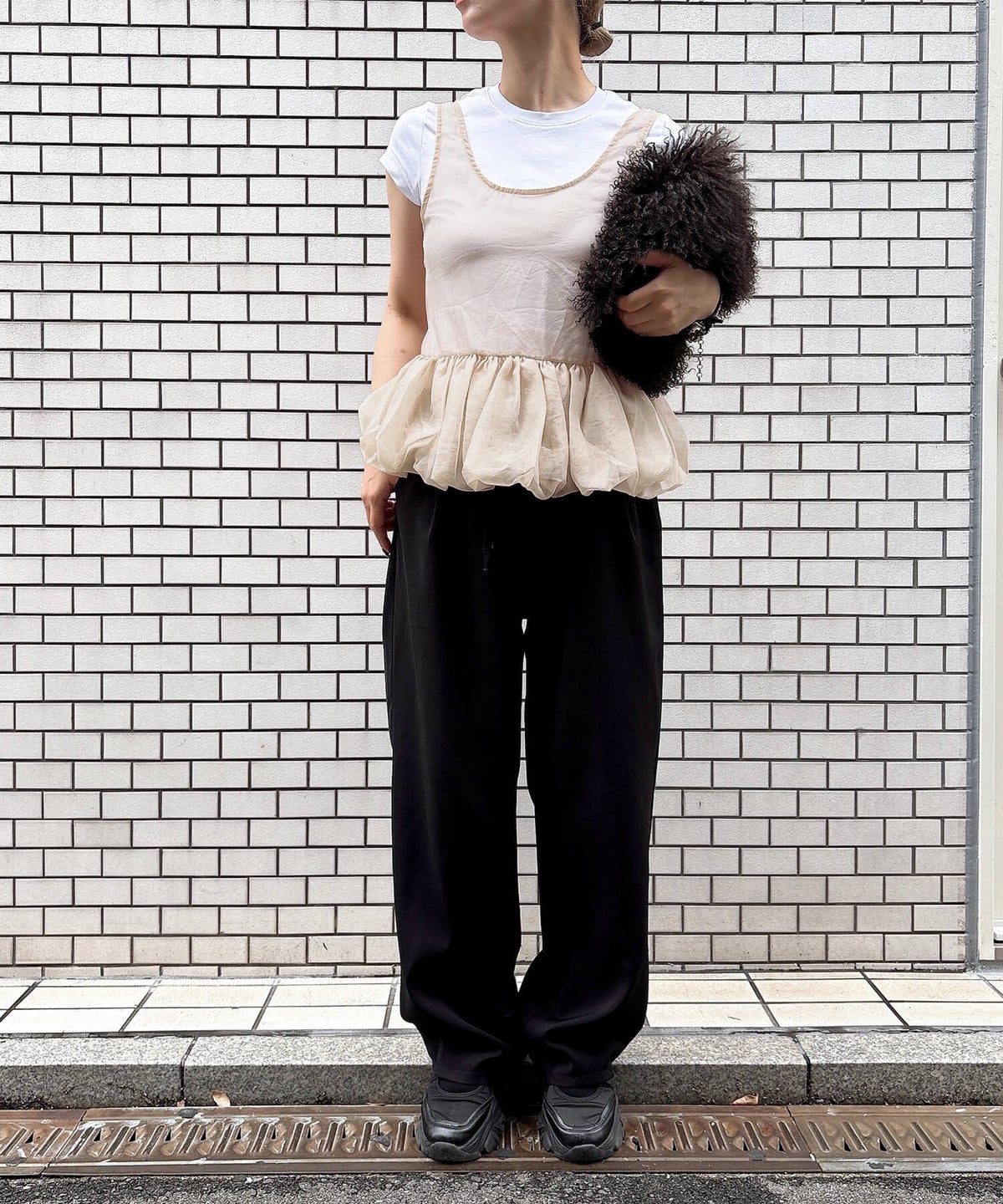 &&model：158cm&&