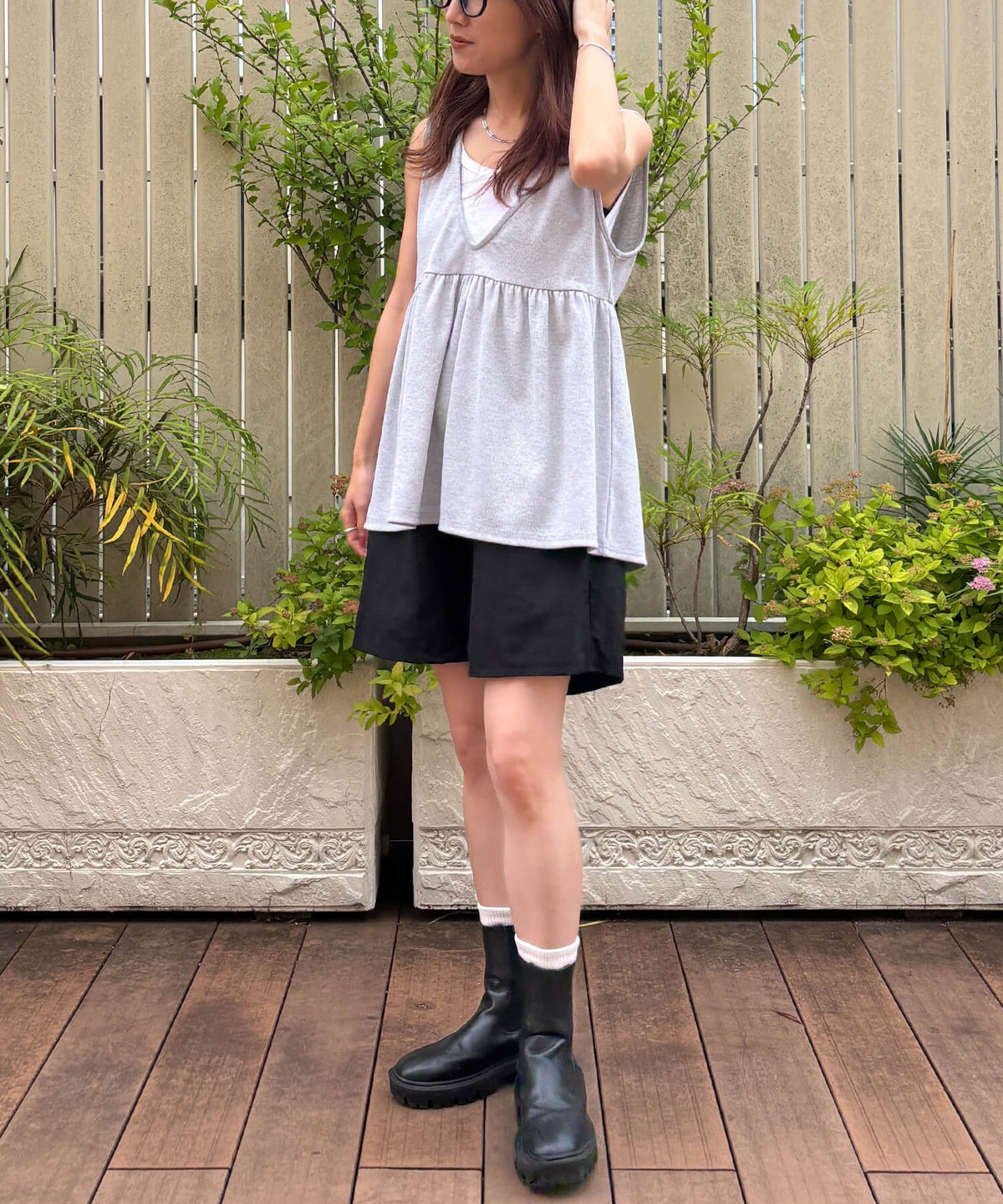 &&model：152cm&&