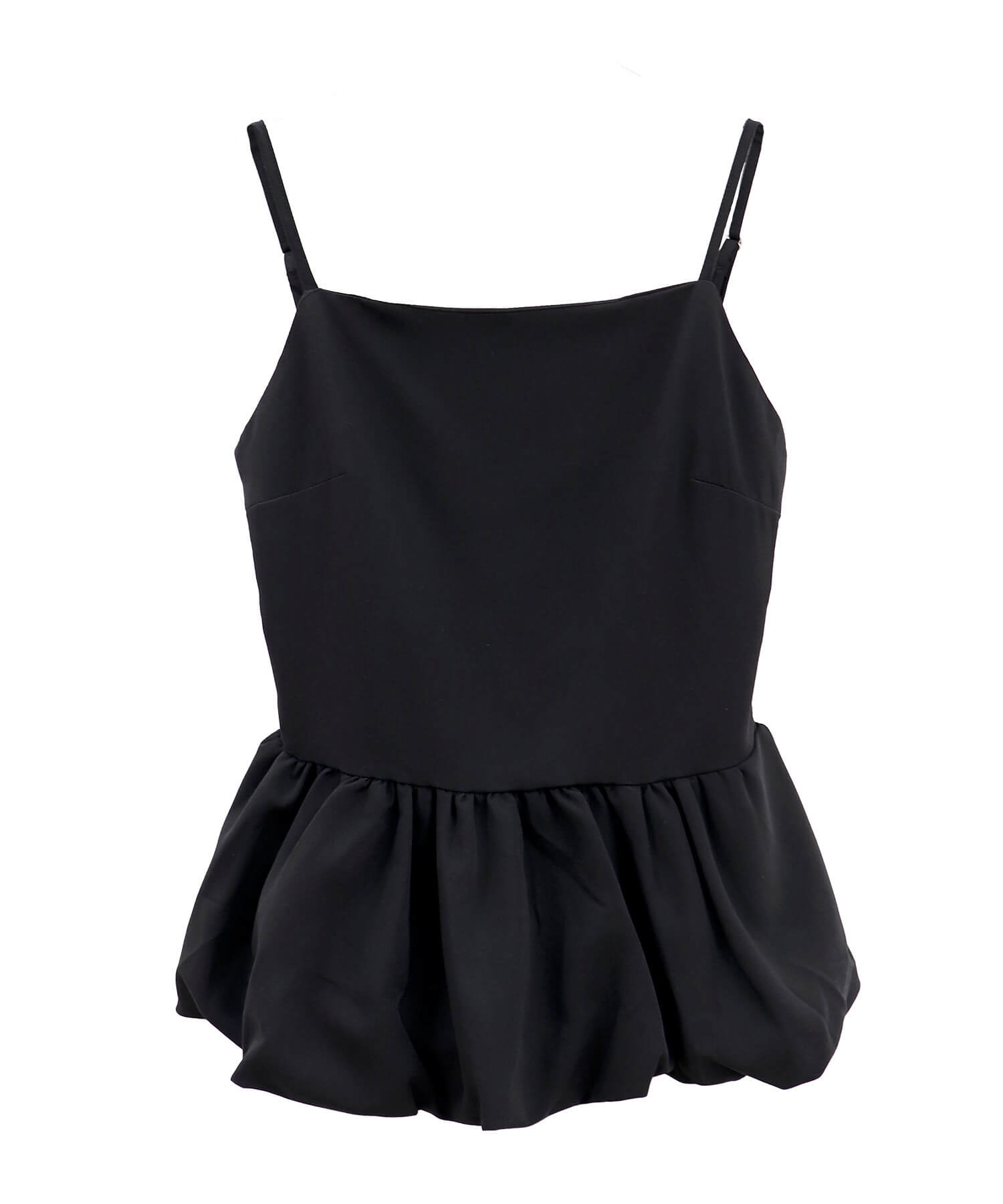 バックリボンキャミソールペプラムビスチェ | Back ribbon camisole