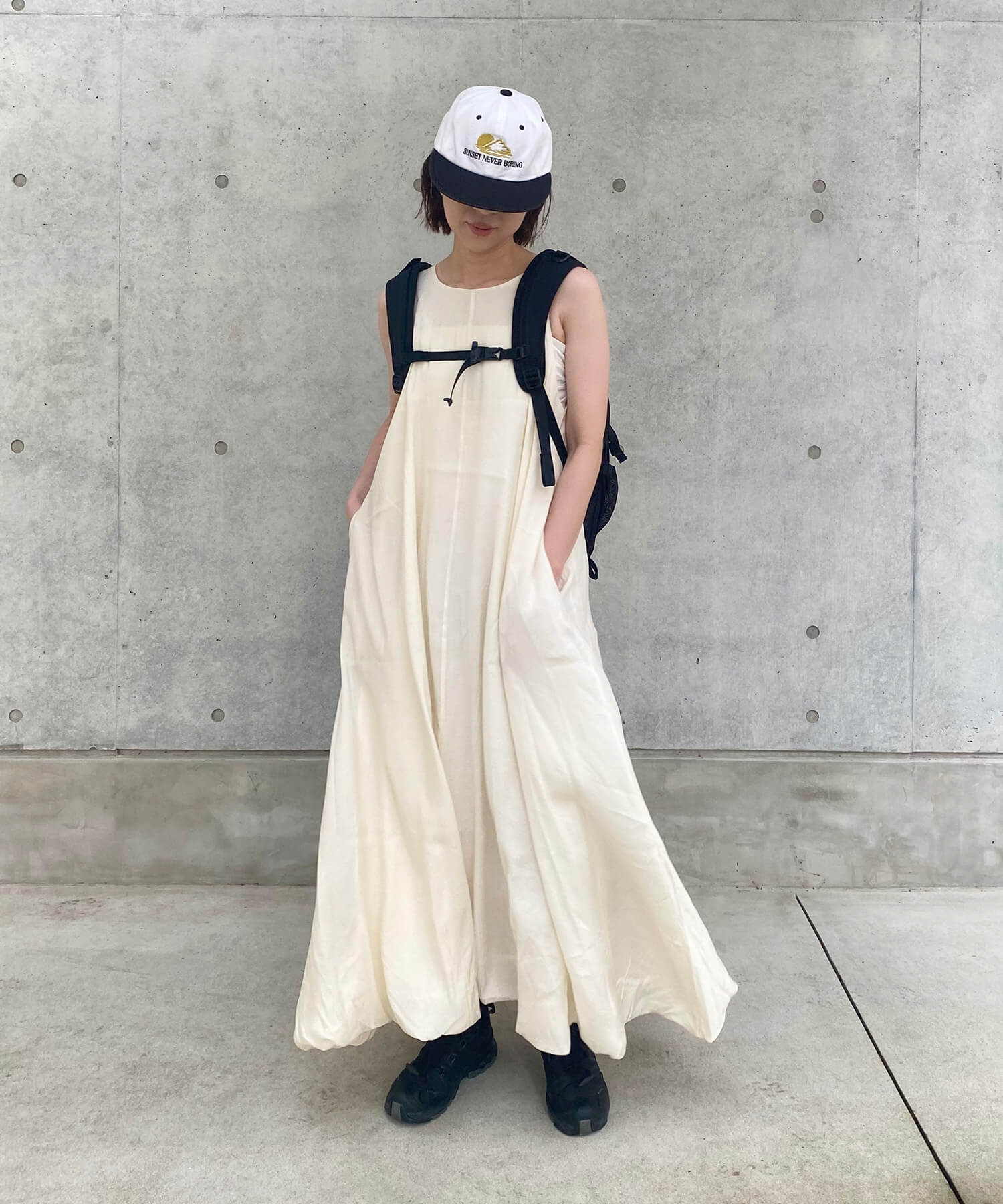 バルーンロングワンピース | Balloon long one-piece (kiharu select)