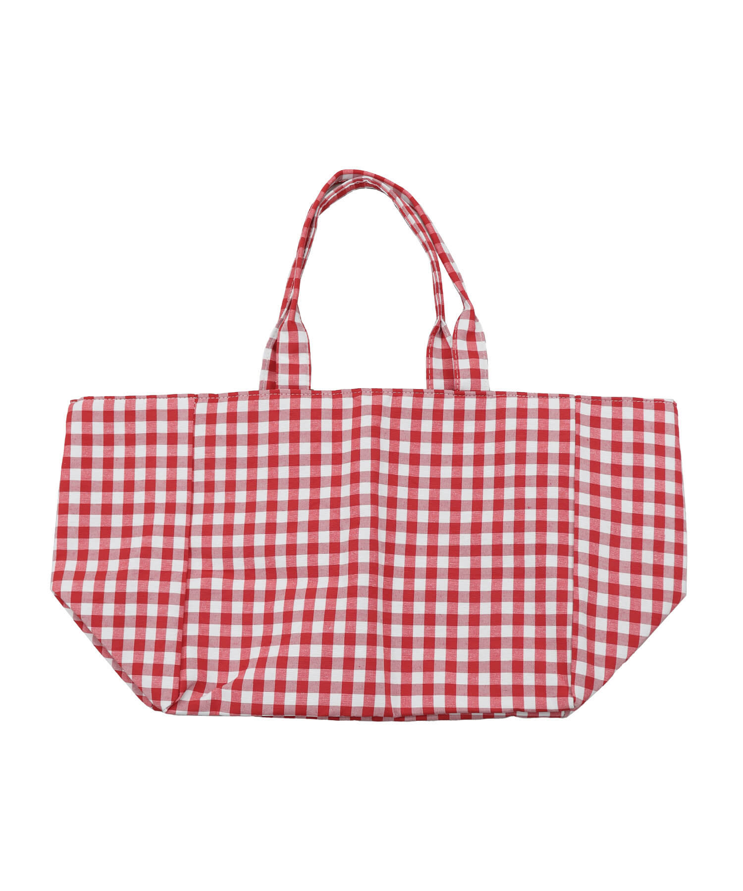 ギンガムチェックビッグトートバッグ | Gingham check big tote bag
