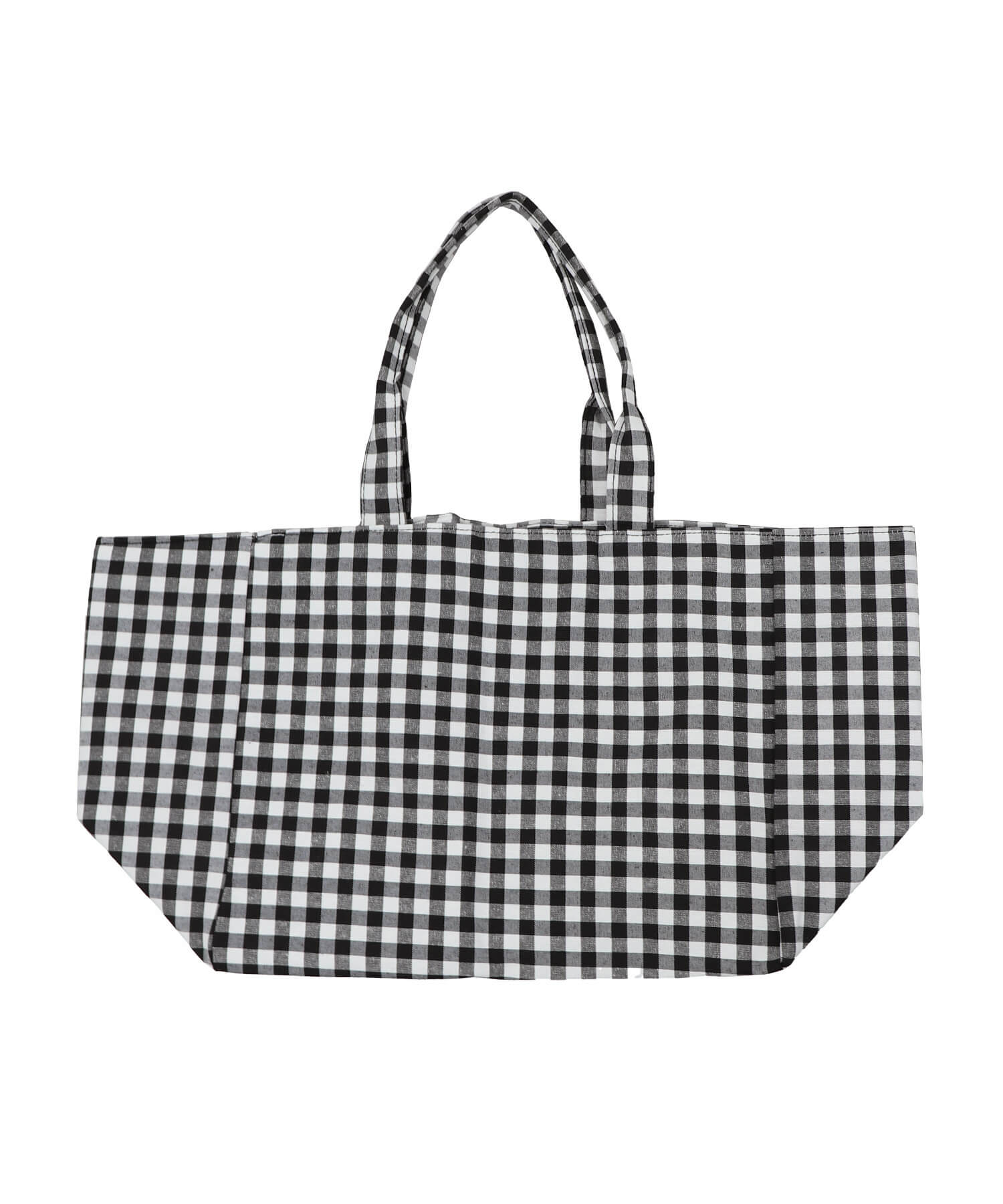 ギンガムチェックビッグトートバッグ | Gingham check big tote bag