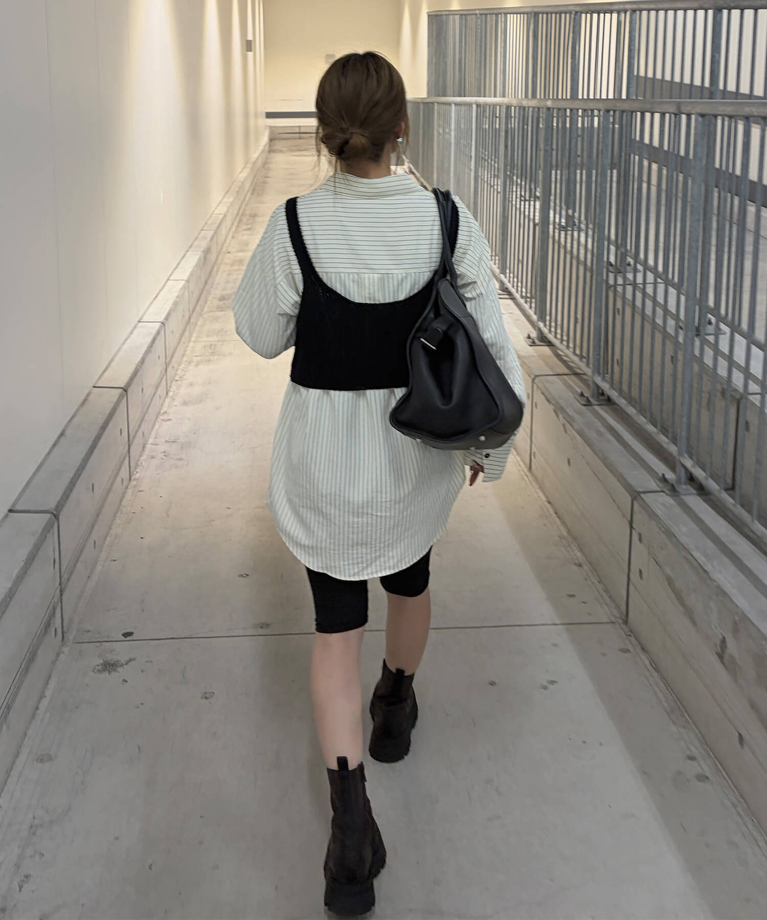 フロントホックニットビスチェ | Front hook knit bustier (chiica select)