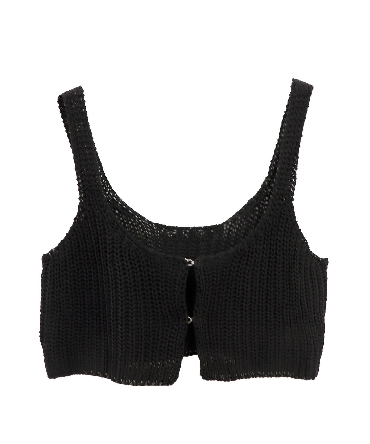 フロントホックニットビスチェ | Front hook knit bustier (chiica select)
