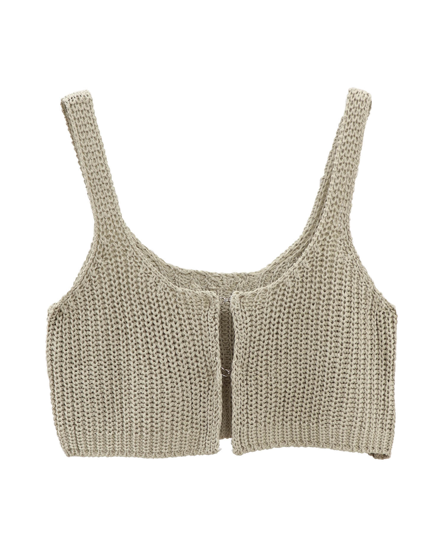 フロントホックニットビスチェ | Front hook knit bustier (chiica select)