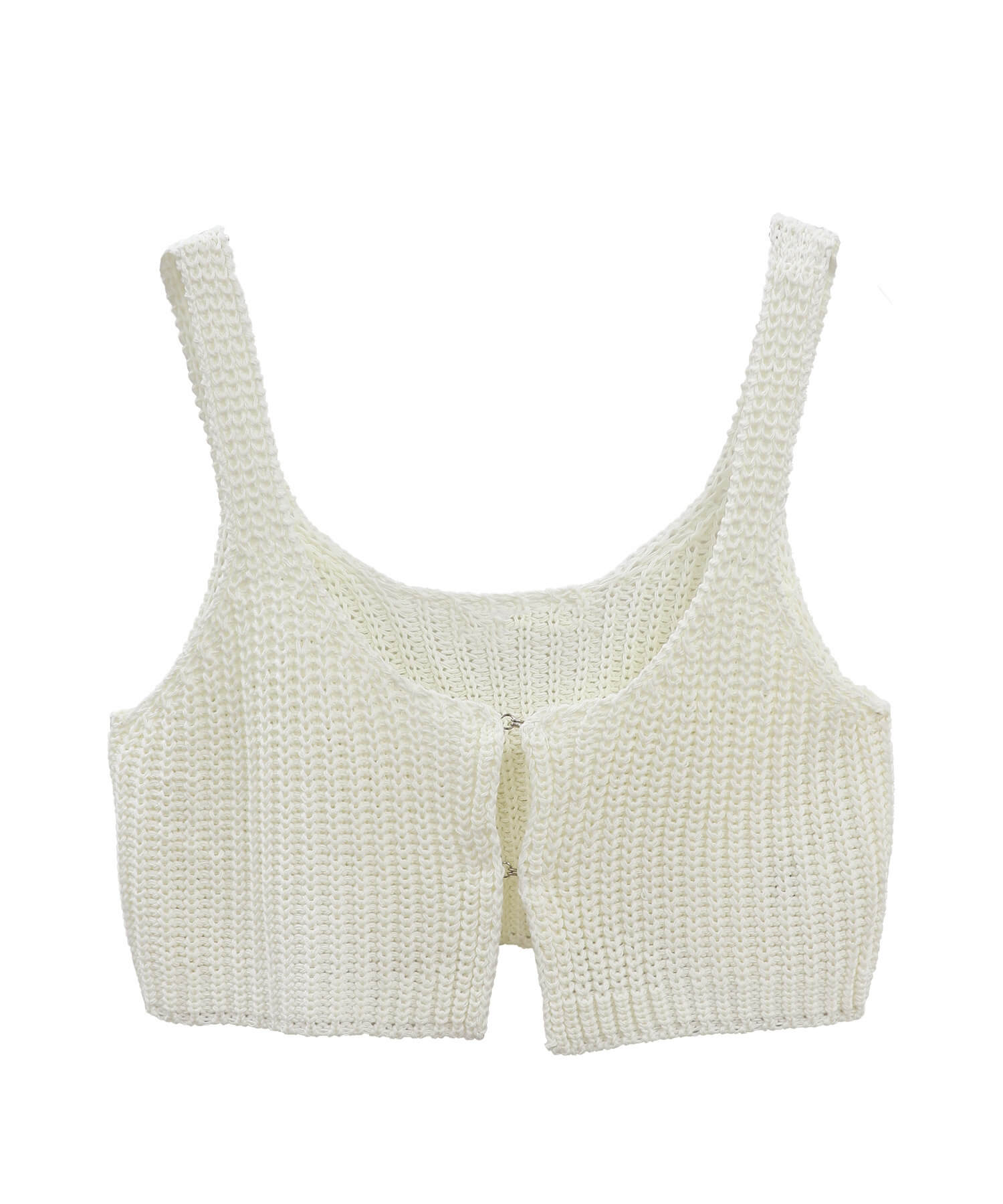 フロントホックニットビスチェ | Front hook knit bustier (chiica select)