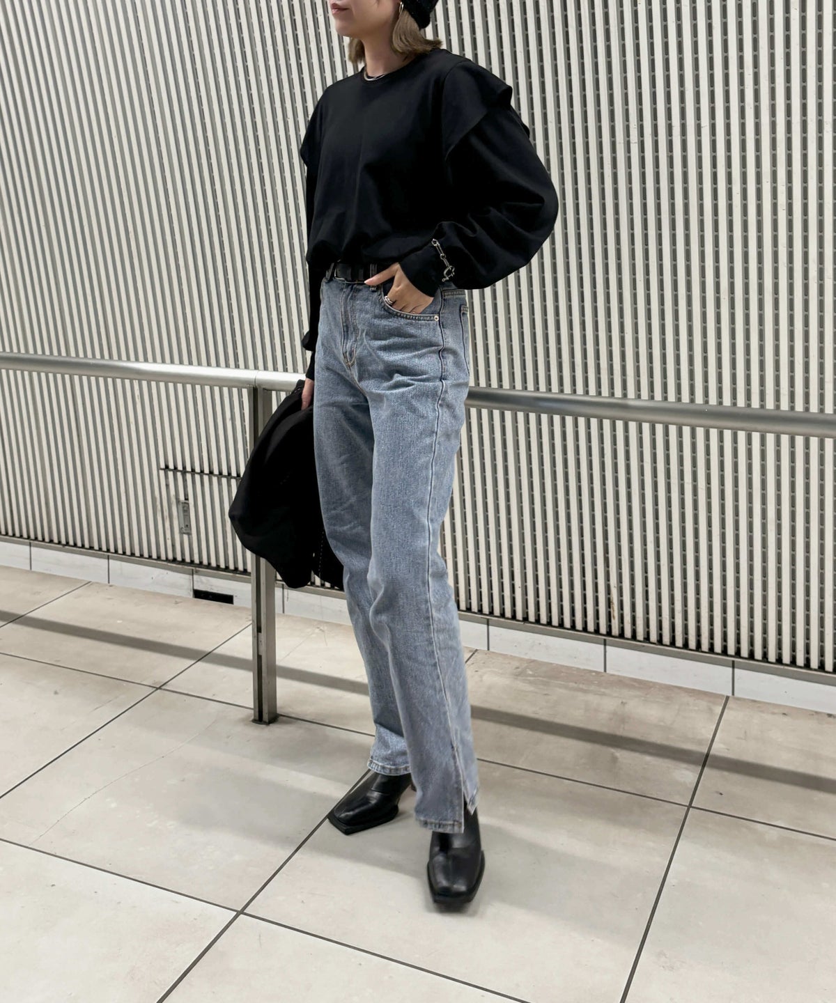 &&model：163cm&&
