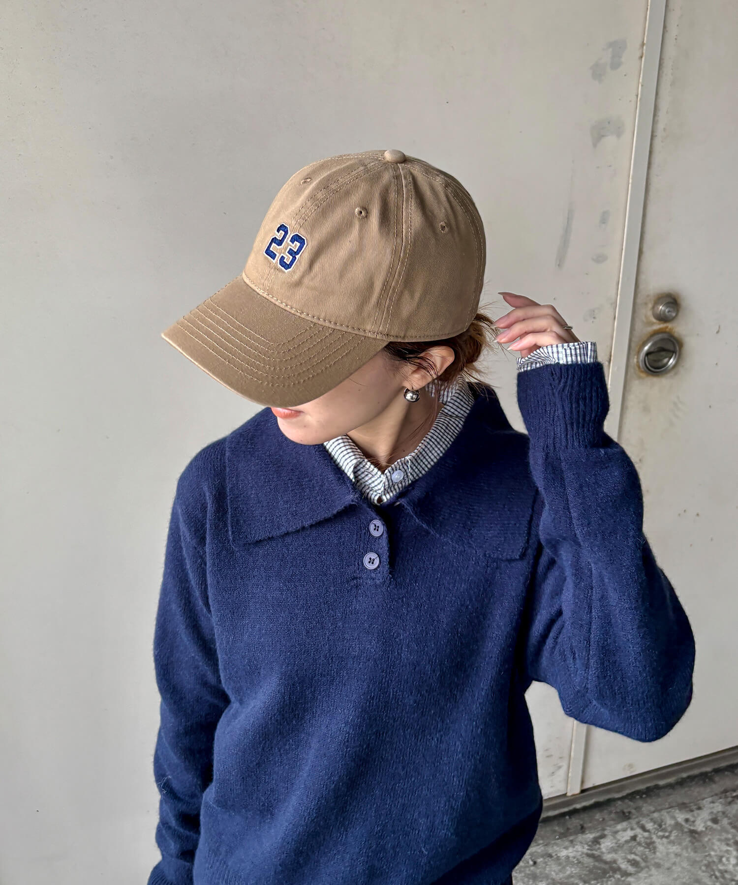23刺繍ロゴキャップ | 23 embroidery logo cap (isook select)