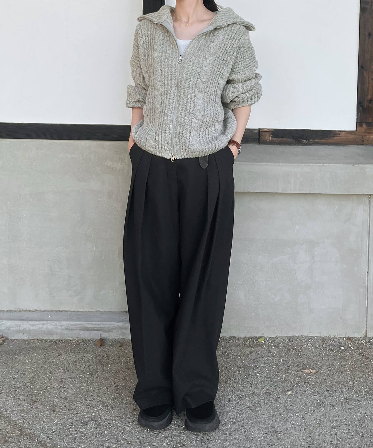 &&model：158cm&&
